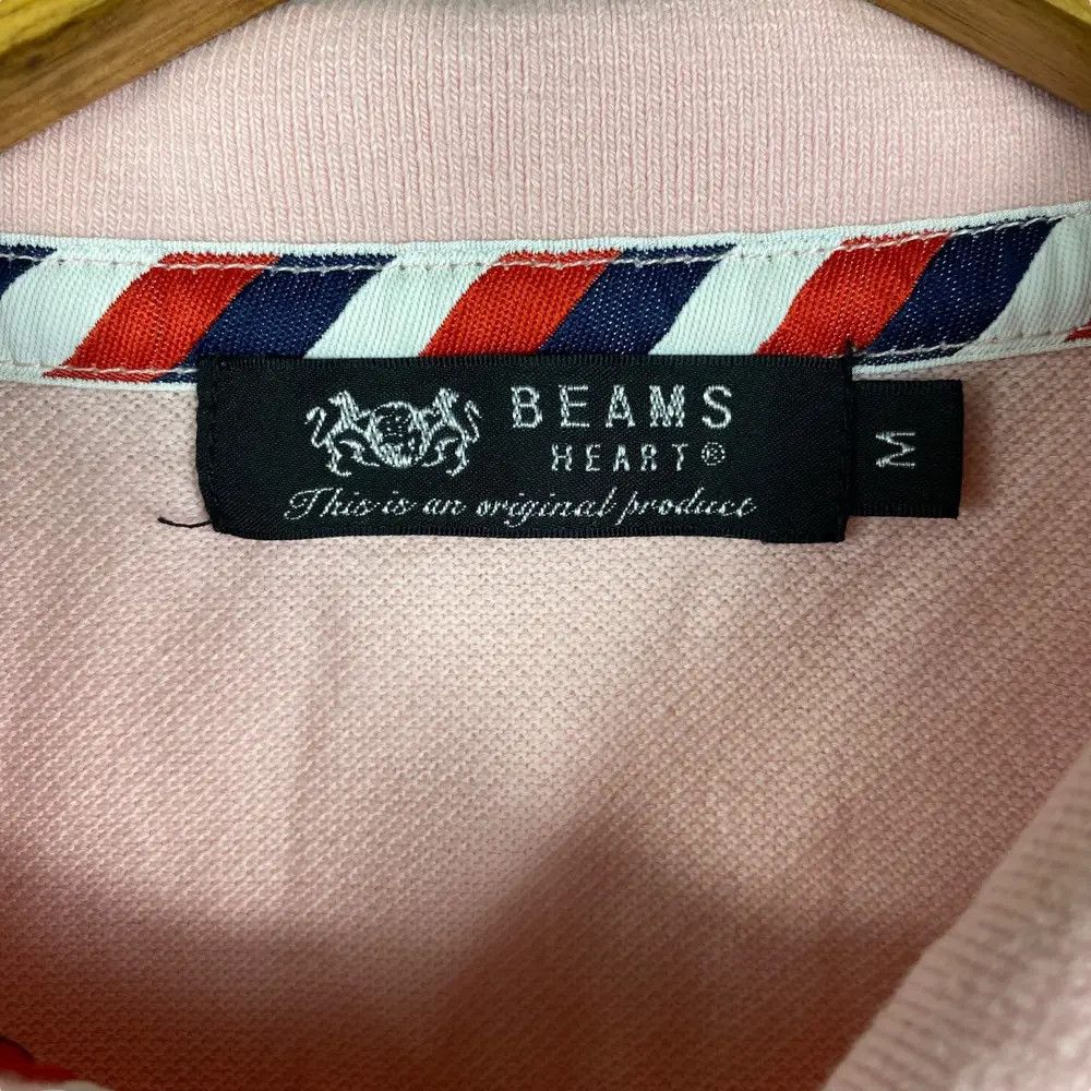 Beams Plus BEAMS HEART By Beams Plus Embroidery Logo Polo Shirt Medium Size M / US 6-8 / IT 42-44 - 5 Thumbnail