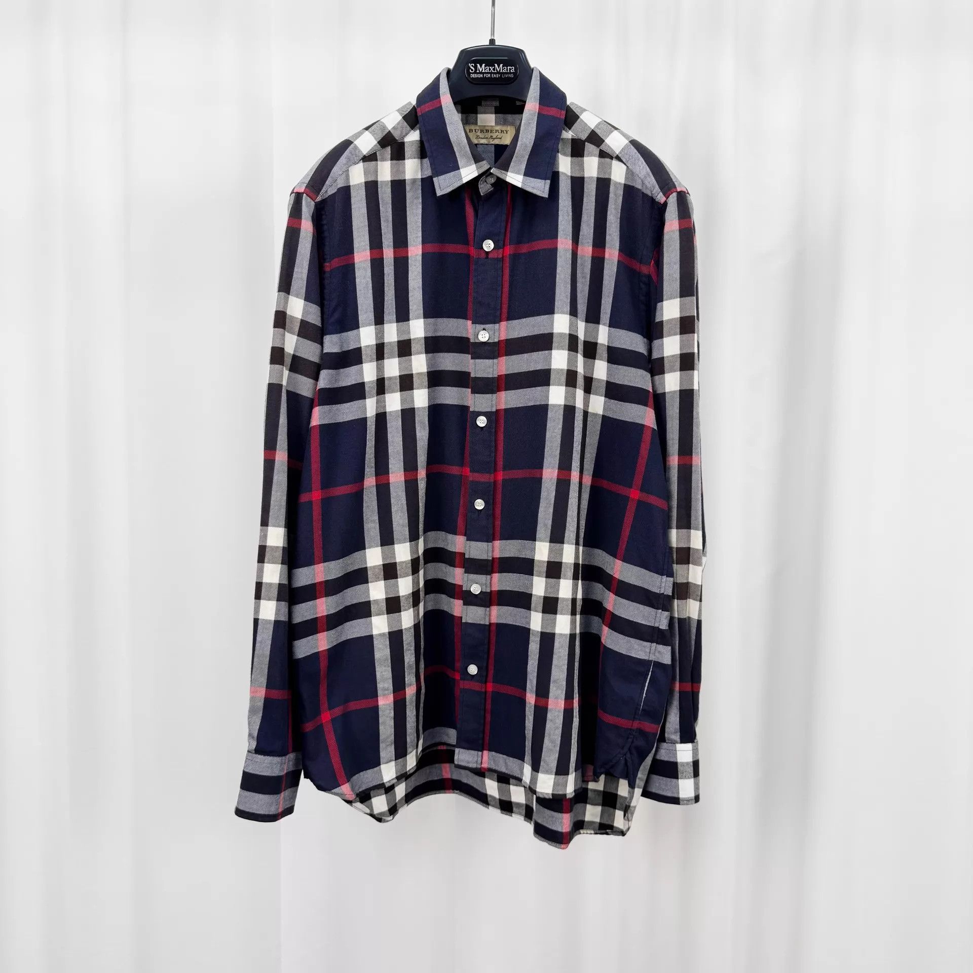 Burberry Burberry Red Line Check LS Shirt L 98 New Size US L / EU 52-54 / 3 - 1 Thumbnail