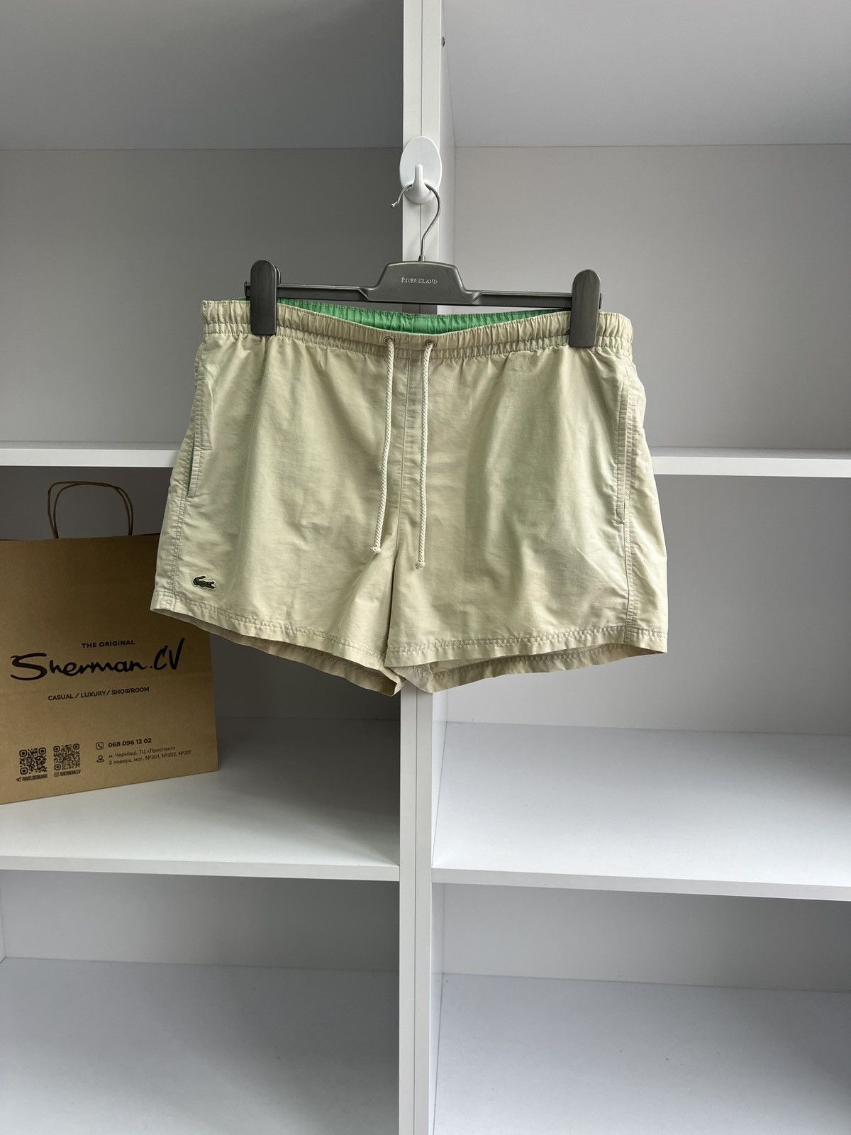 Lacoste × Vintage Vintage Lacoste Chino Shorts Size US 34 / EU 50 - 1 Thumbnail