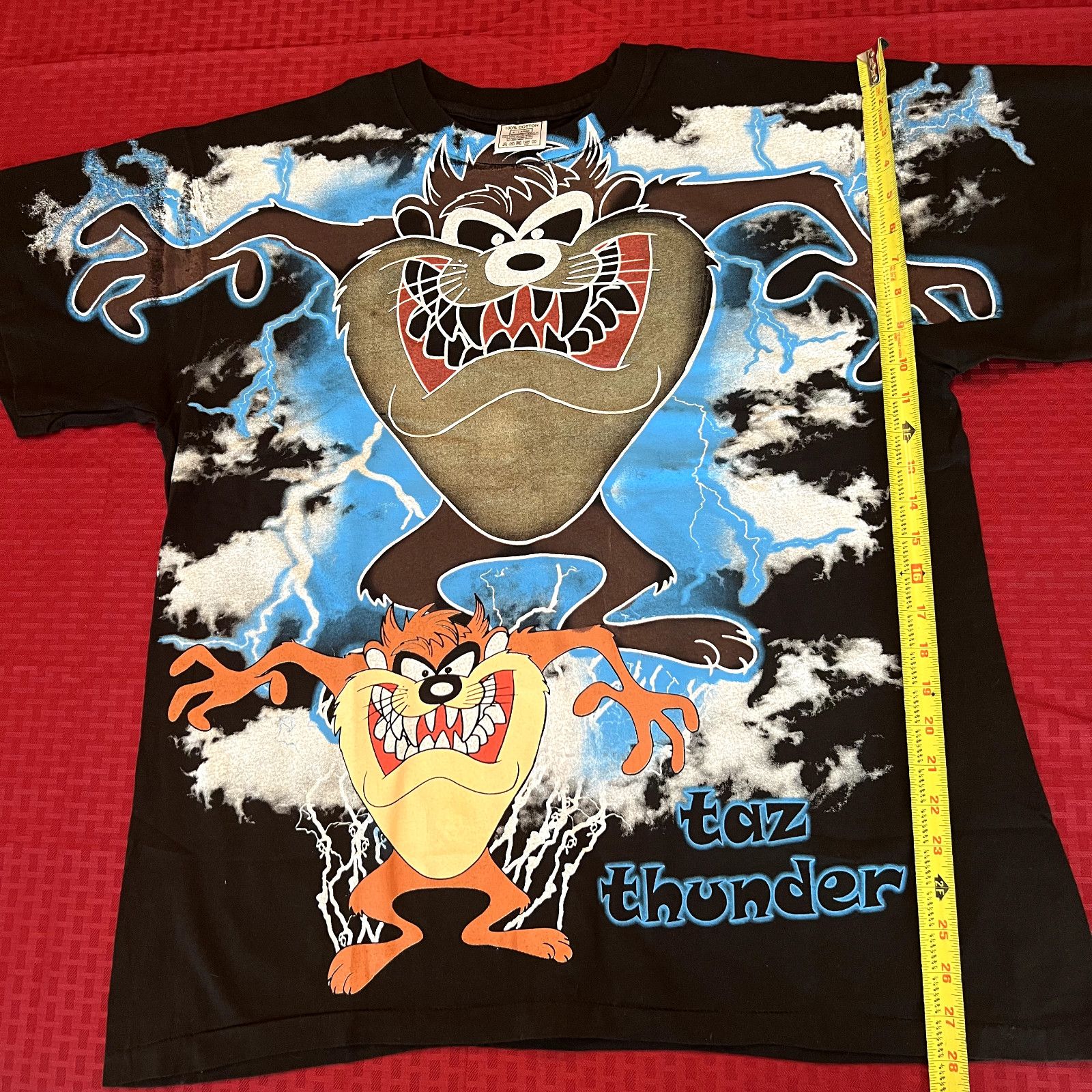 Other Taz Tasmanian devil thunder lightning modern aop style shirt Size US XL / EU 56 / 4 - 3 Thumbnail