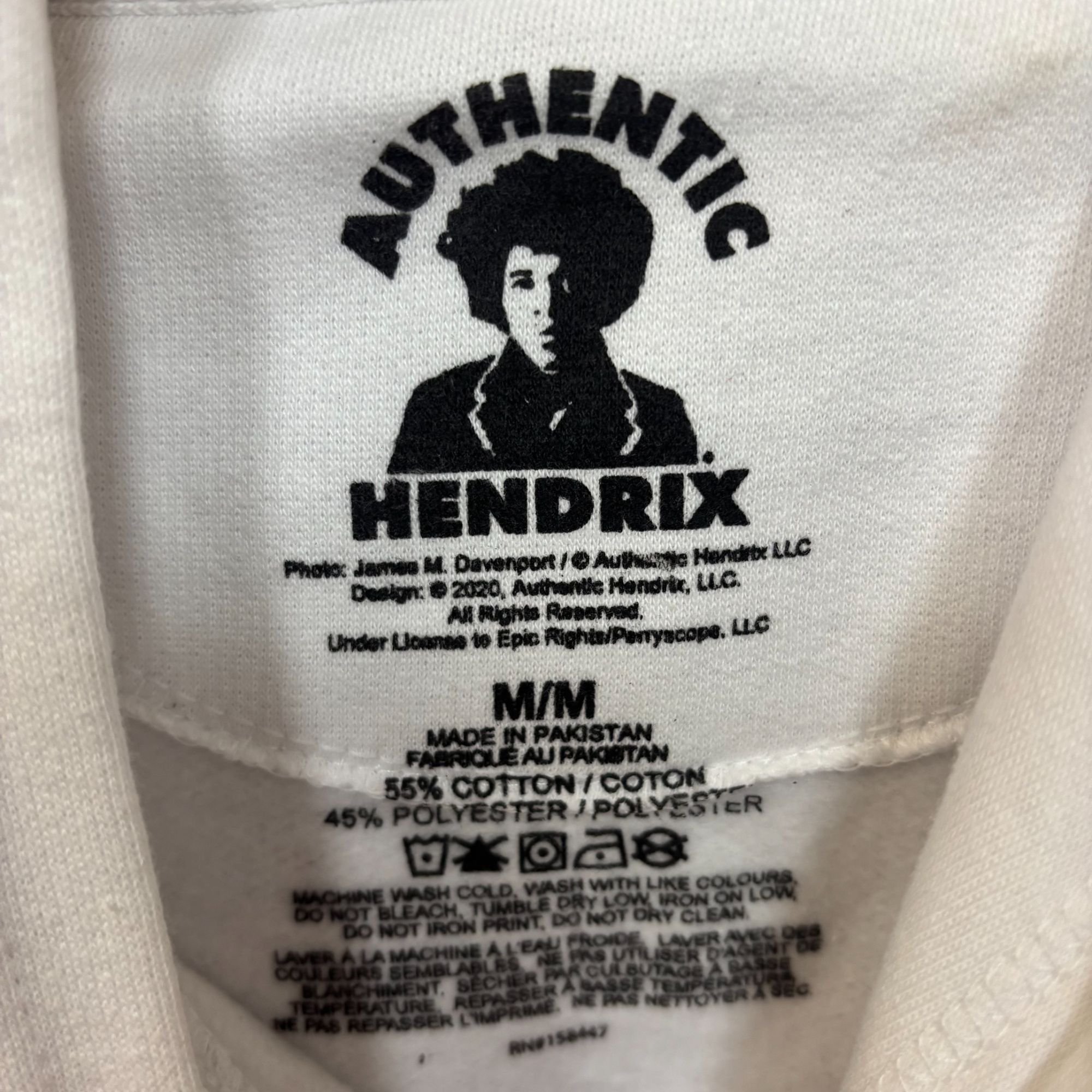 Jimi Hendrix Jimi Hendrick White Hoodie Medium Size US M / EU 48-50 / 2 - 3 Thumbnail
