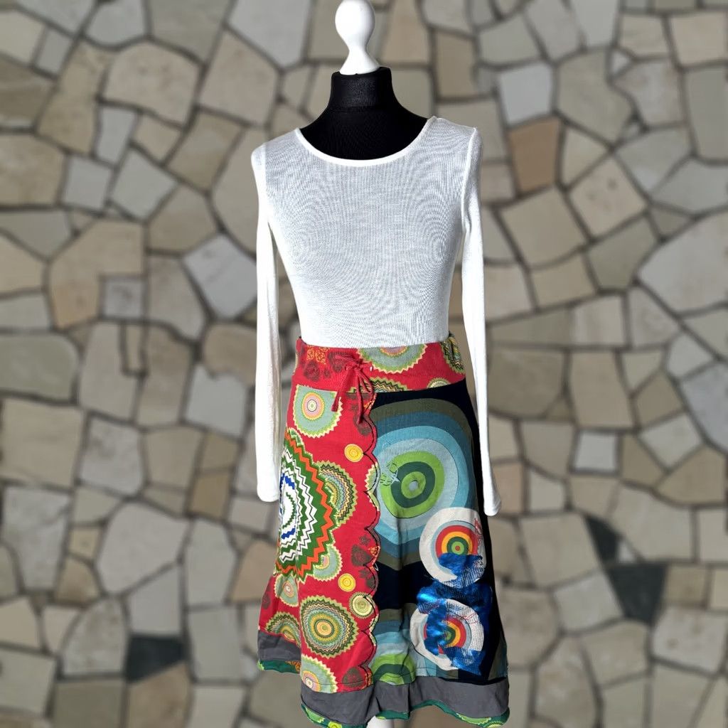 Desigual Desigual Skirt S Womens Midi Multicoloured XS? Size 28" / US 6 / IT 42 - 1 Thumbnail