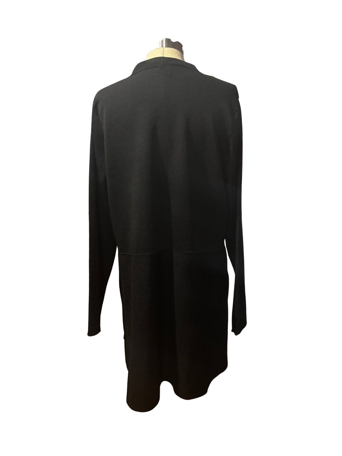 Anne Klein Women’s black open Cardigan.wt1996 Size XL / US 12-14 / IT 48-50 - 5 Thumbnail
