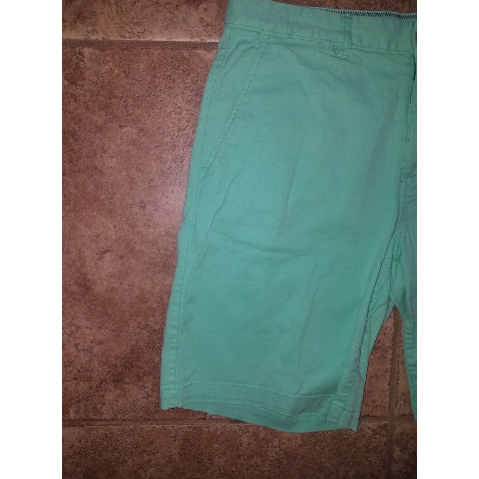 johnnie-O Johnnie-O Mens Casual Chino Shorts Size 33 Blue Size US 33 - 3 Thumbnail