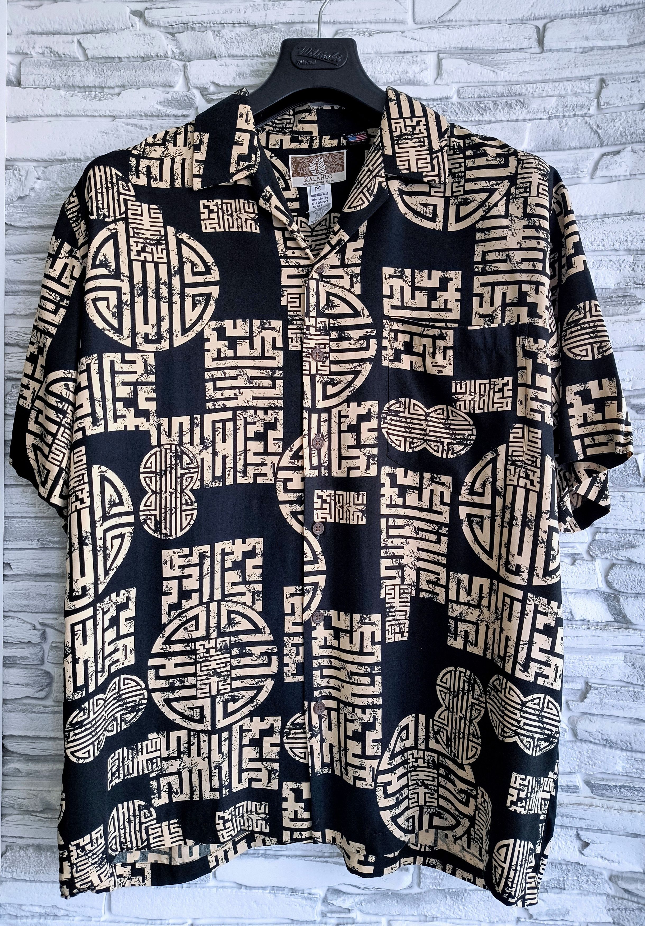 Kalaheo Vintage Aztec Print Hawaiian Shirt Size US M / EU 48-50 / 2 - 1 Thumbnail