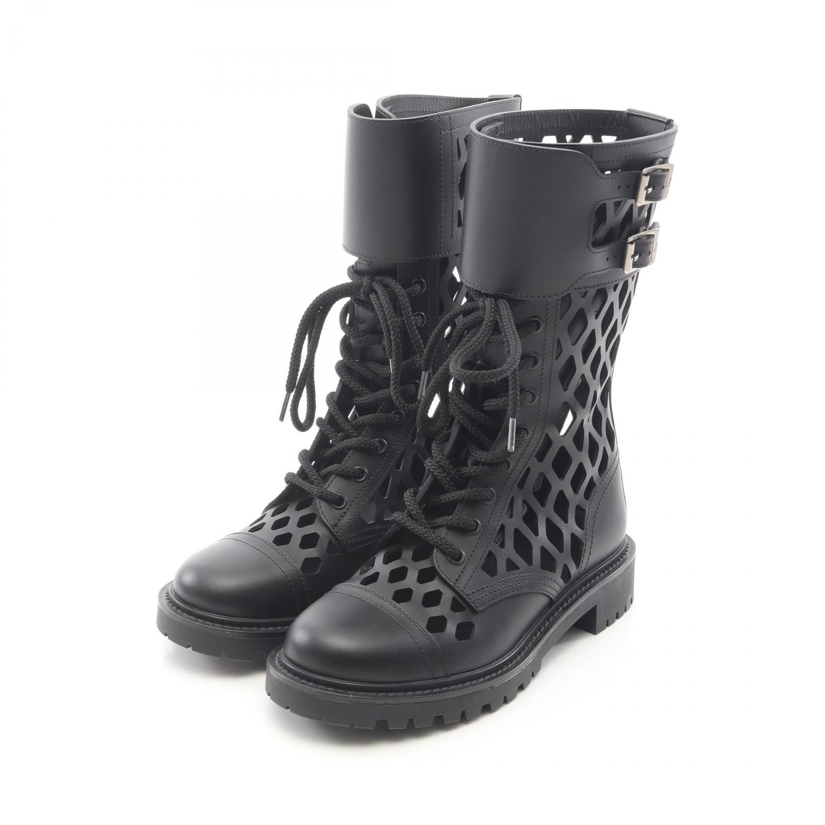 Dior Dior Dior D-TRAP Leather Boots Leather Shoes DUTY FREE for USA Size ONE SIZE - 1 Thumbnail