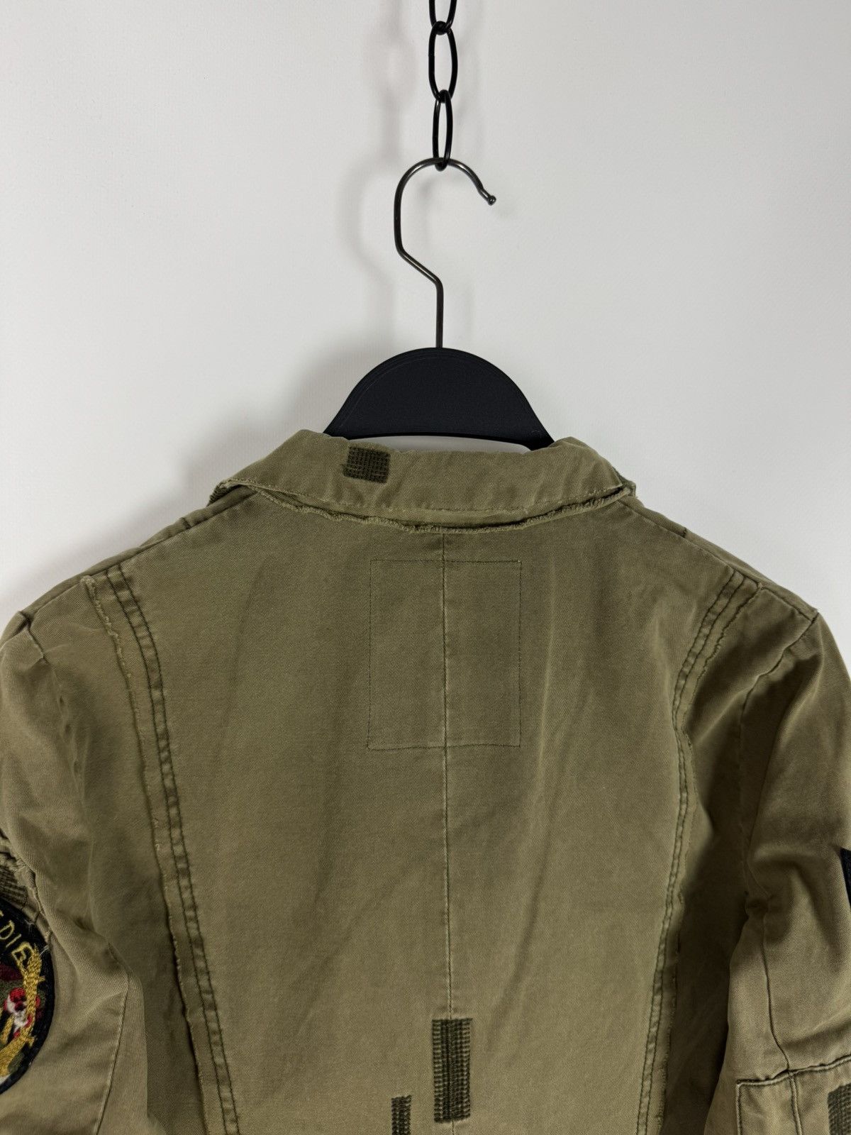 Zadig & Voltaire NWT Zadig&Voltaire Virginia Grunge Perm Khaki Jacket Size XS / US 0-2 / IT 36-38 - 16 Thumbnail