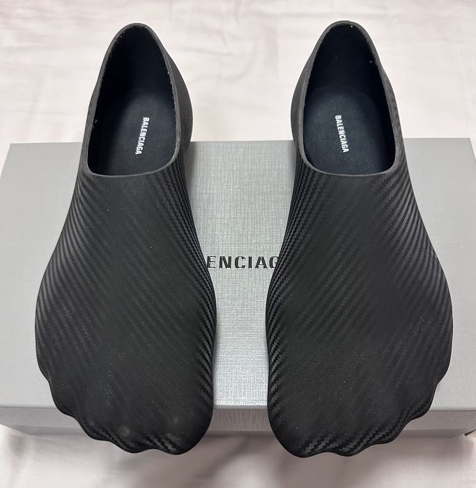 Balenciaga Balenciaga 22SS Ultra Flat Carbon-Fiber Mules | Grailed