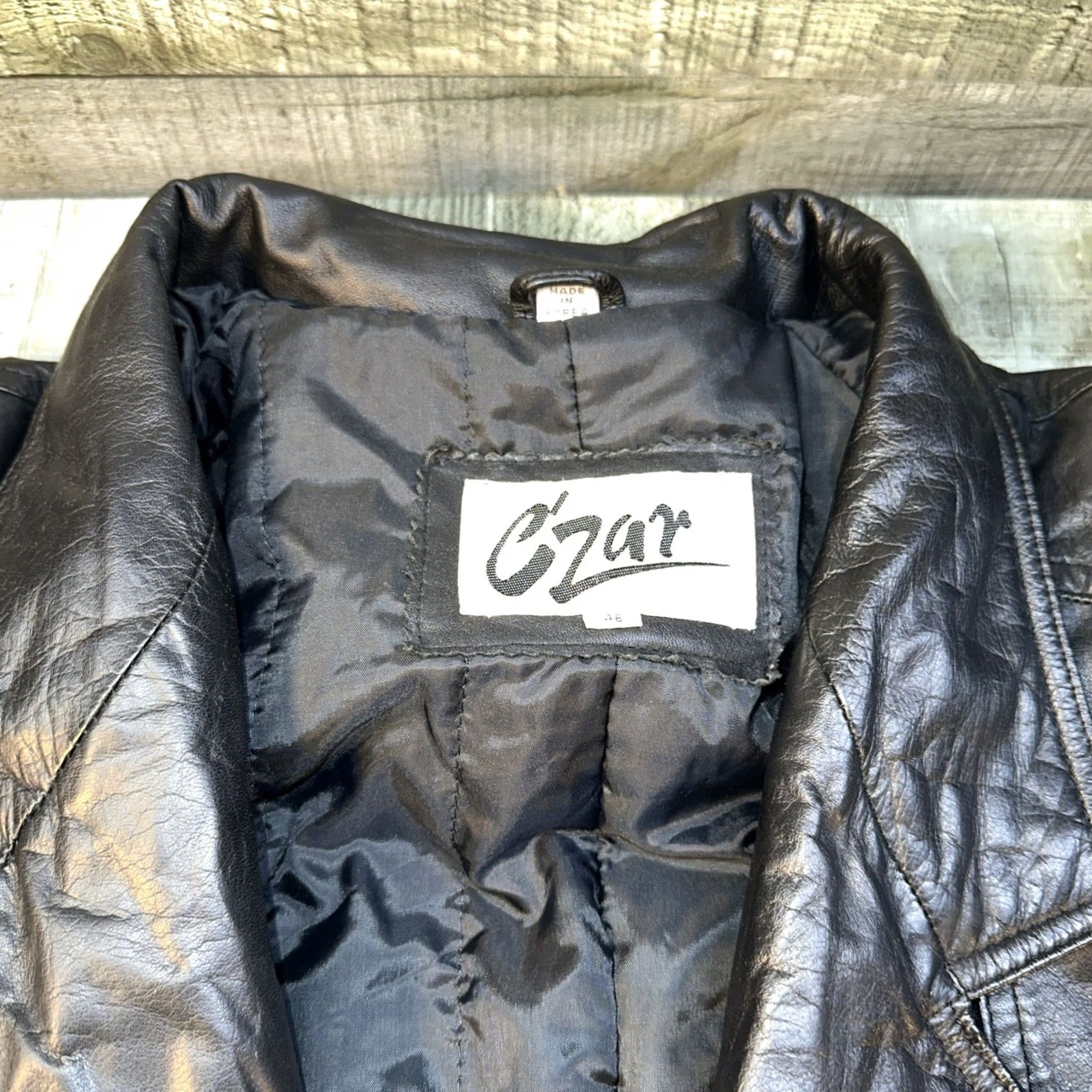 Vintage Czar Leather Trench Coat Long 46 Black Button-up Front Split Back Hem Matrix Y2K Cyberpunk Mens Size US S / EU 44-46 / 1 - 3 Thumbnail