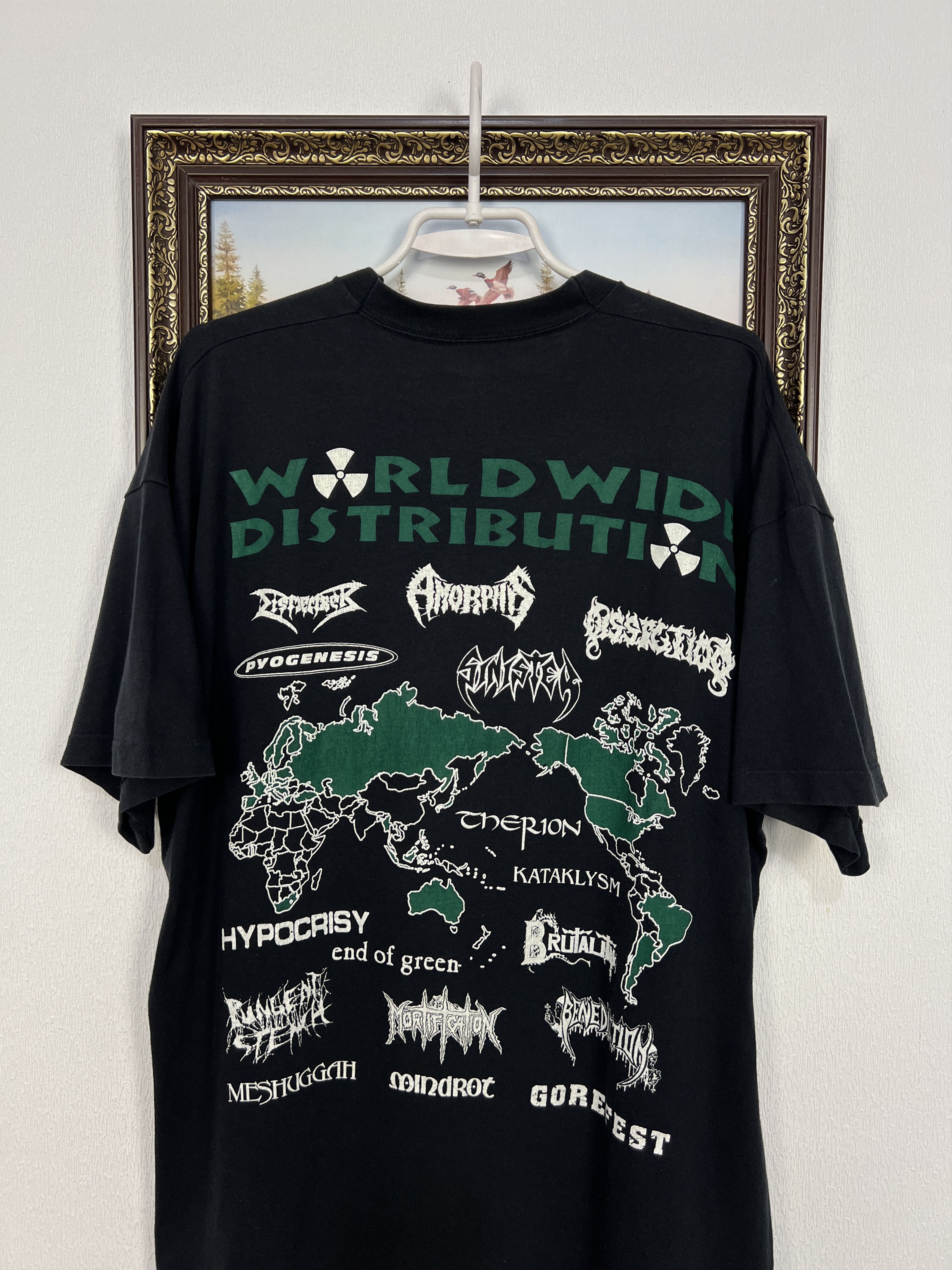 Vintage Vintage 90's Nuclear Blast Shirt Death Black Metal Rare Size US L / EU 52-54 / 3 - 10 Thumbnail