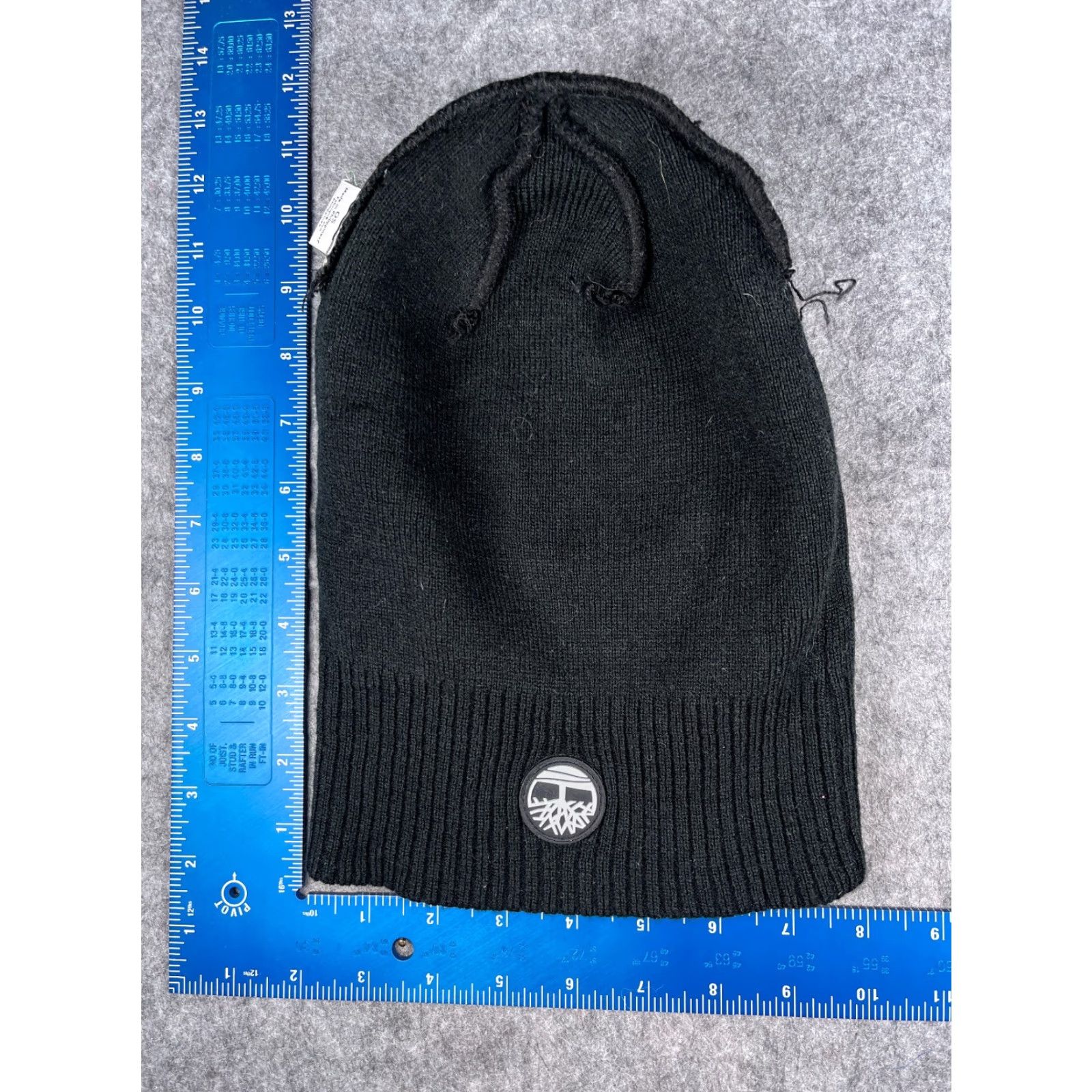 Timberland Timberland Beanie Beanie Adult One Size Black Knit 100% Acrylic Ski Hike Camp Unisex Mens Womens Size ONE SIZE - 5 Thumbnail