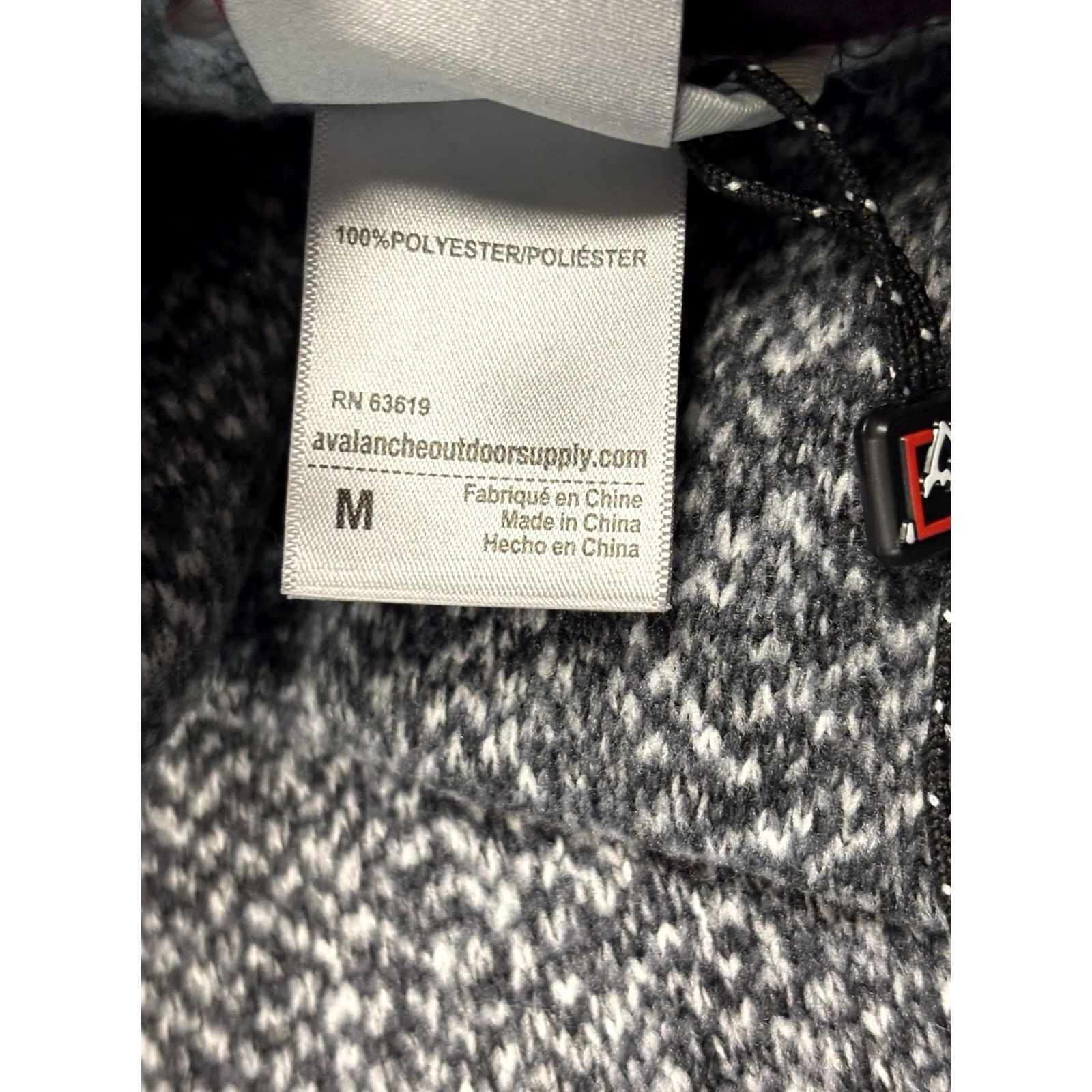 Avalanche Avalanche Shirt Womens M Gray Sweatshirt Grey Pullover Sweater Mock Neck Size M / US 6-8 / IT 42-44 - 6 Thumbnail