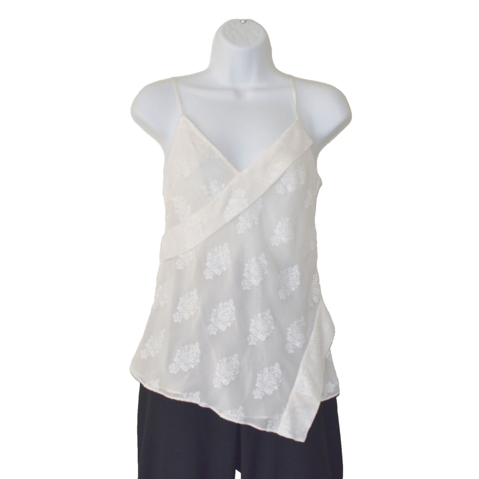 Theory NWT THEORY Coastal Georgette Crossover Camisole Top S $275 Size S / US 4 / IT 40 - 1 Thumbnail