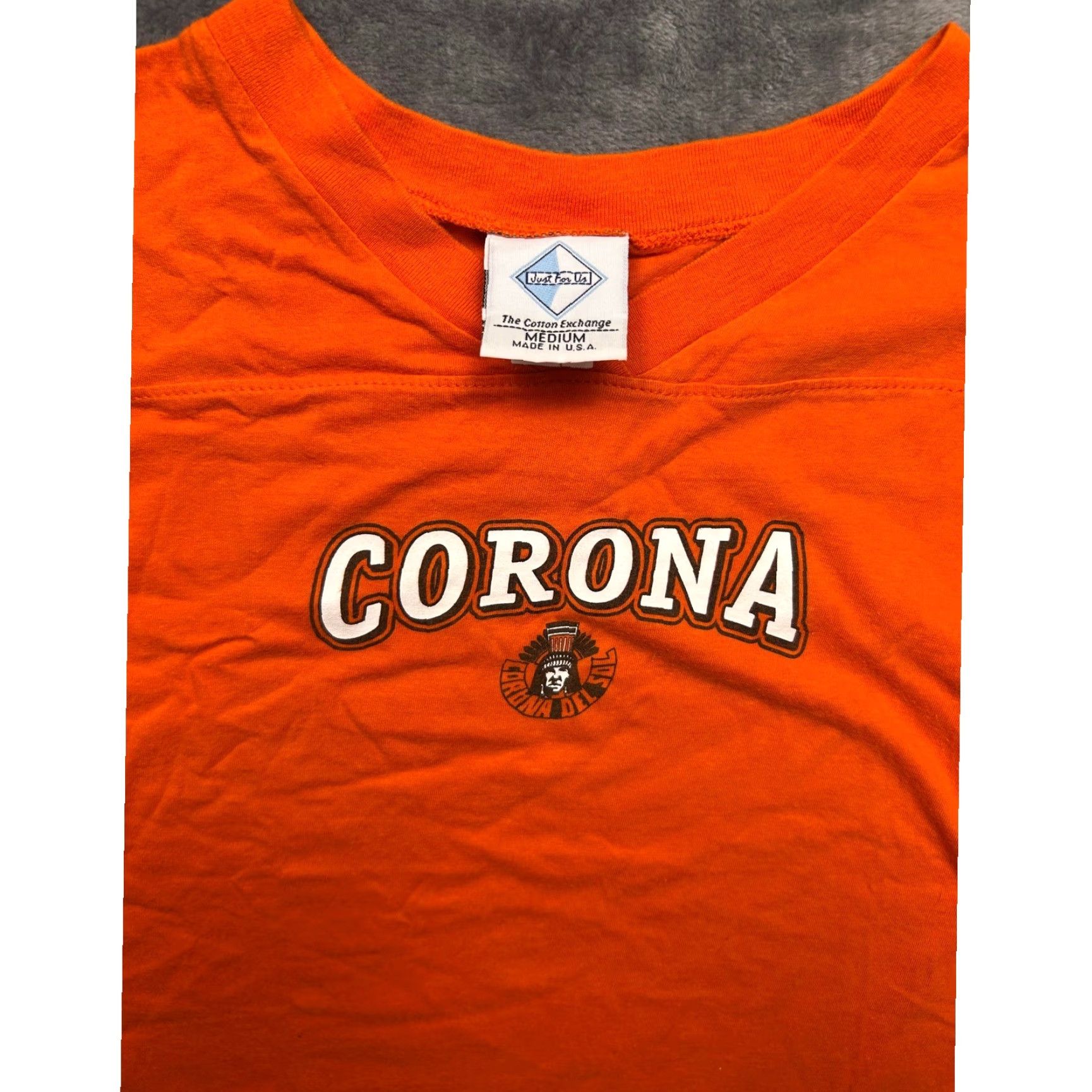 Vintage VINTAGE Corona Del Sol High School T Shirt M USA Single Stitch Tempe AZ 70s Shirt Womens M Orange USA Striped Casual Athletic Vintage Size M / US 6-8 / IT 42-44 - 4 Thumbnail