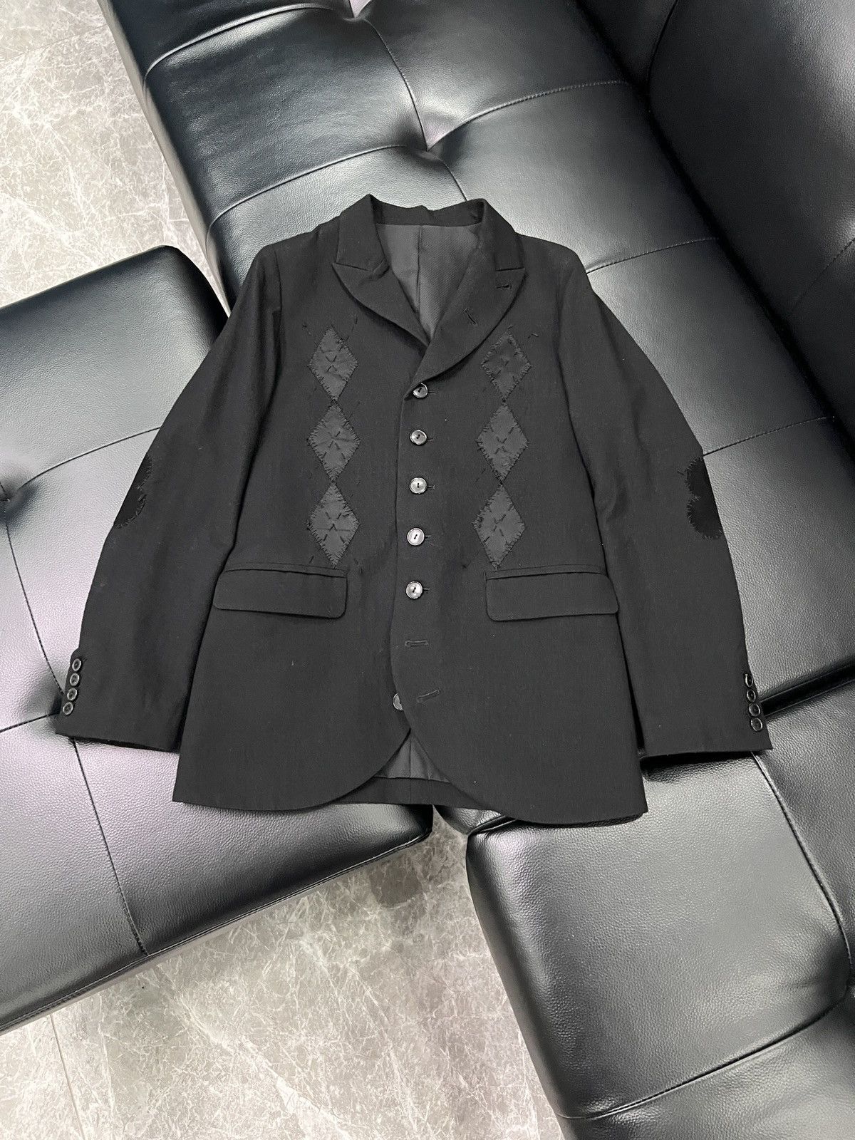 00s Number Nine ボタン テーラーベスト 音符 ナンバーナイン Number (N)ine number nine musical notes blazer | Grailed
