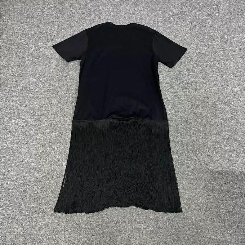 Prada Prada Tassel Dress Size S Black-2506 Size S / US 4 / IT 40 - 2 Thumbnail