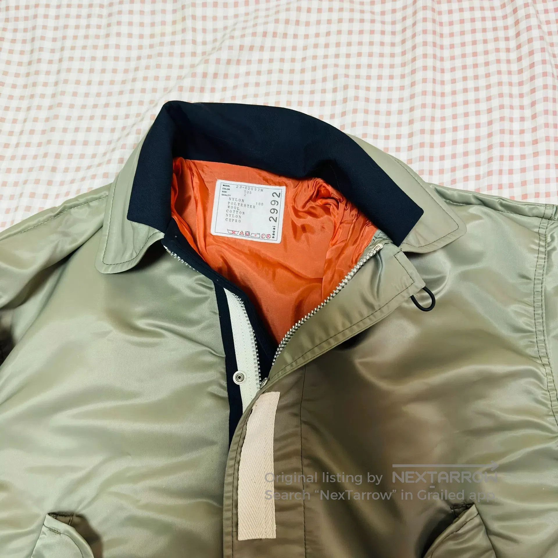 Sacai Sacai SS23 Nylon Twill Blouson. Size US M / EU 48-50 / 2 - 6 Thumbnail