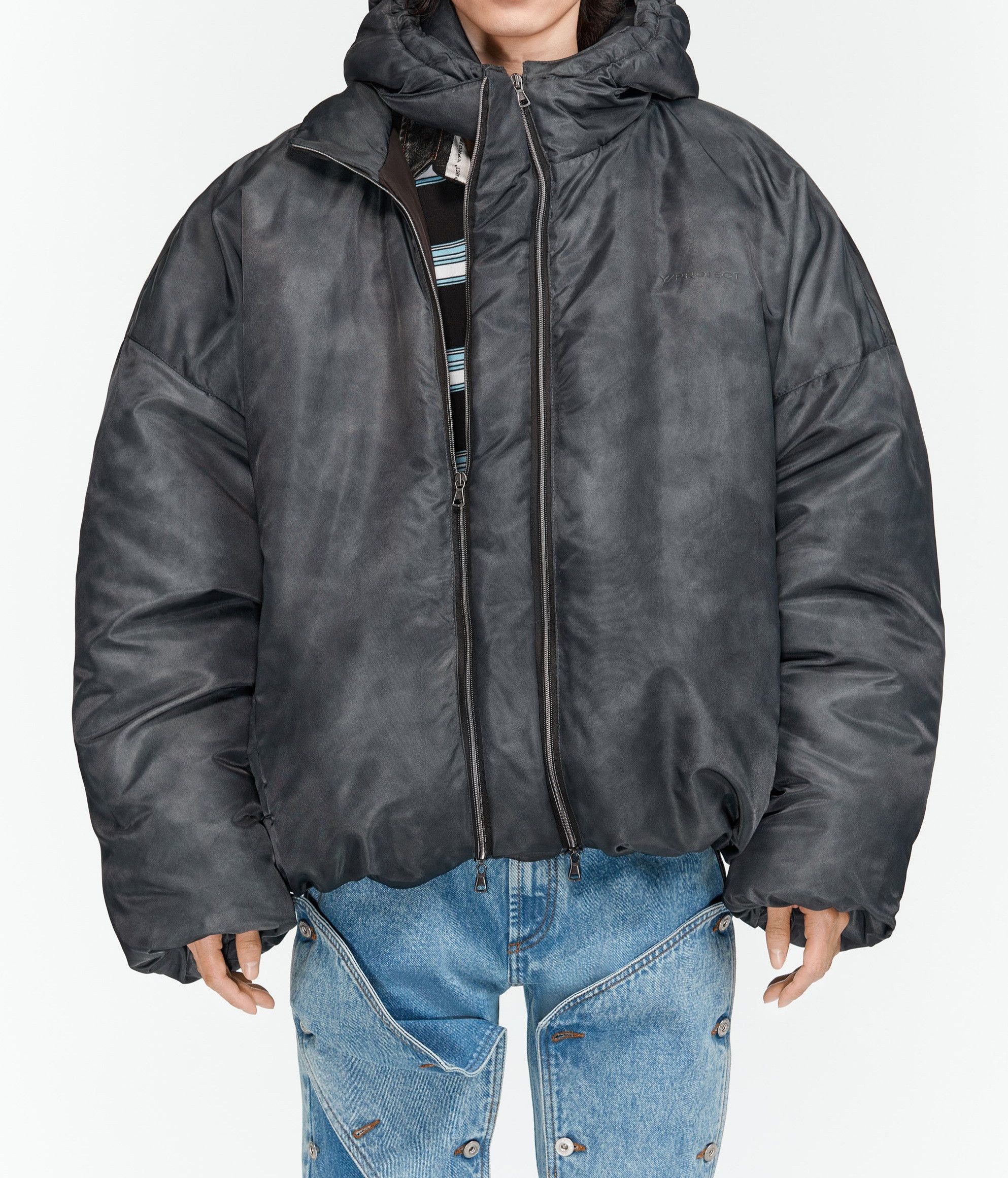 Y/Project Double Collar Puffer Jacket | Grailed