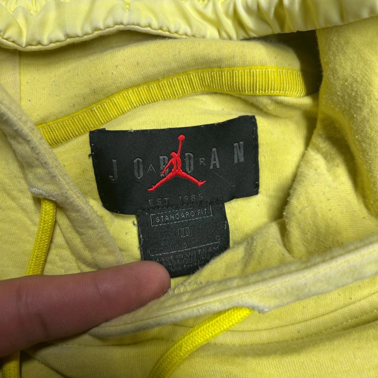 Jordan Brand Air Jordan Engineered for Flight Hoodie PreLoved Large Yello Size US L / EU 52-54 / 3 - 5 Thumbnail