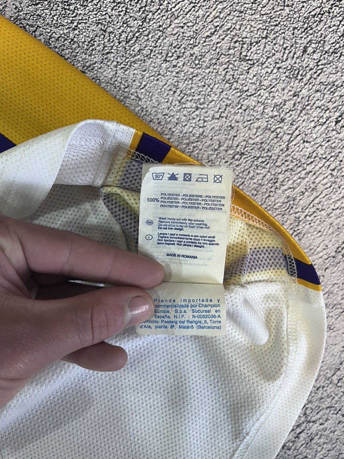 Champion × NBA Champion Los Angeles Lakers Kobe Bryant #24 Jersey Sleeves Size US S / EU 44-46 / 1 - 10 Thumbnail