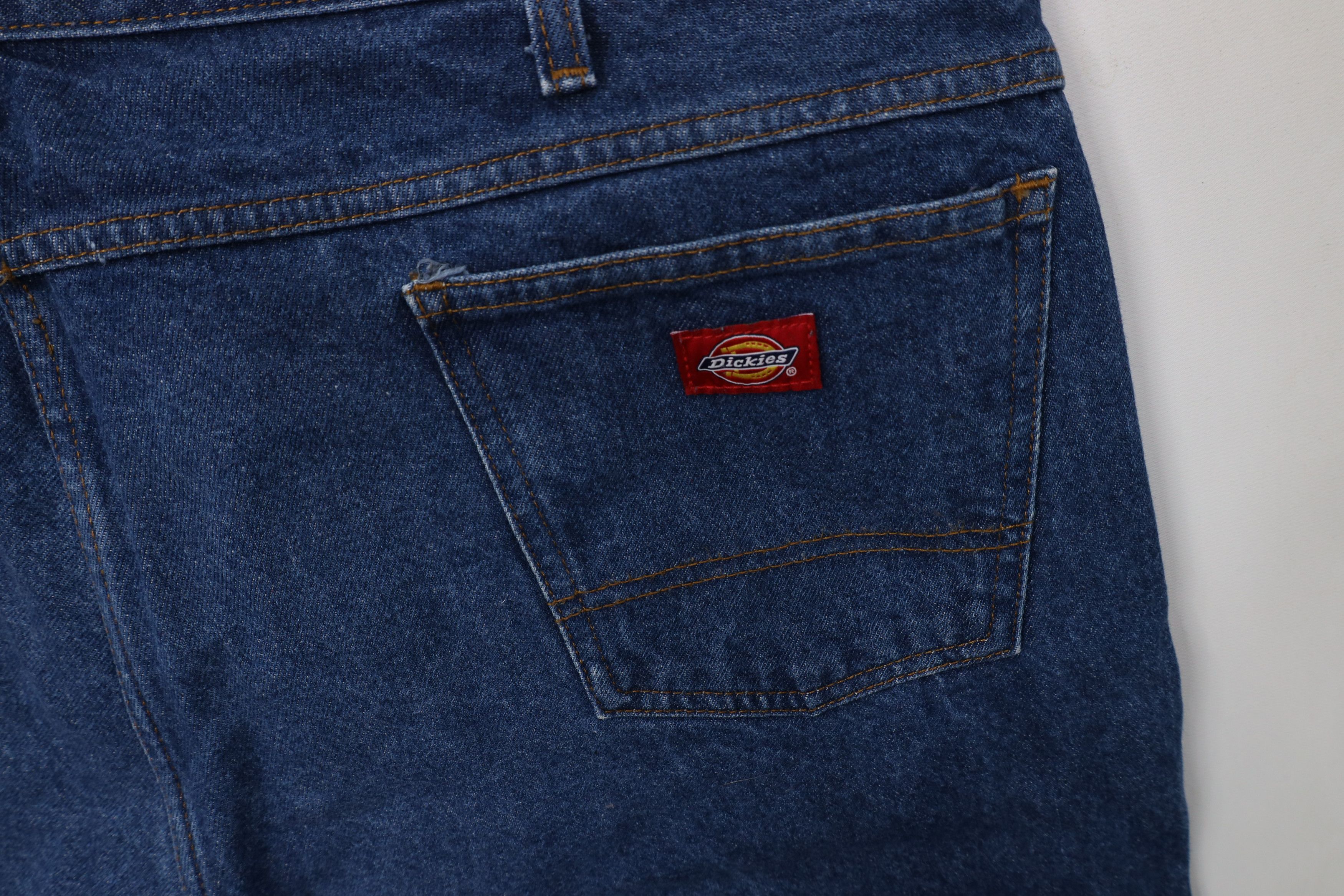 Dickies Vintage Y2K Dickies Fit Wide Leg Dungaree Denim Jeans Size US 42 / EU 58 - 12 Thumbnail