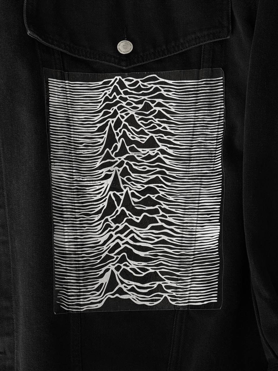 Raf Simons RAF Simon’s Joy Division Unknown Pleasures Denim Jacket Size US XL / EU 56 / 4 - 5 Thumbnail