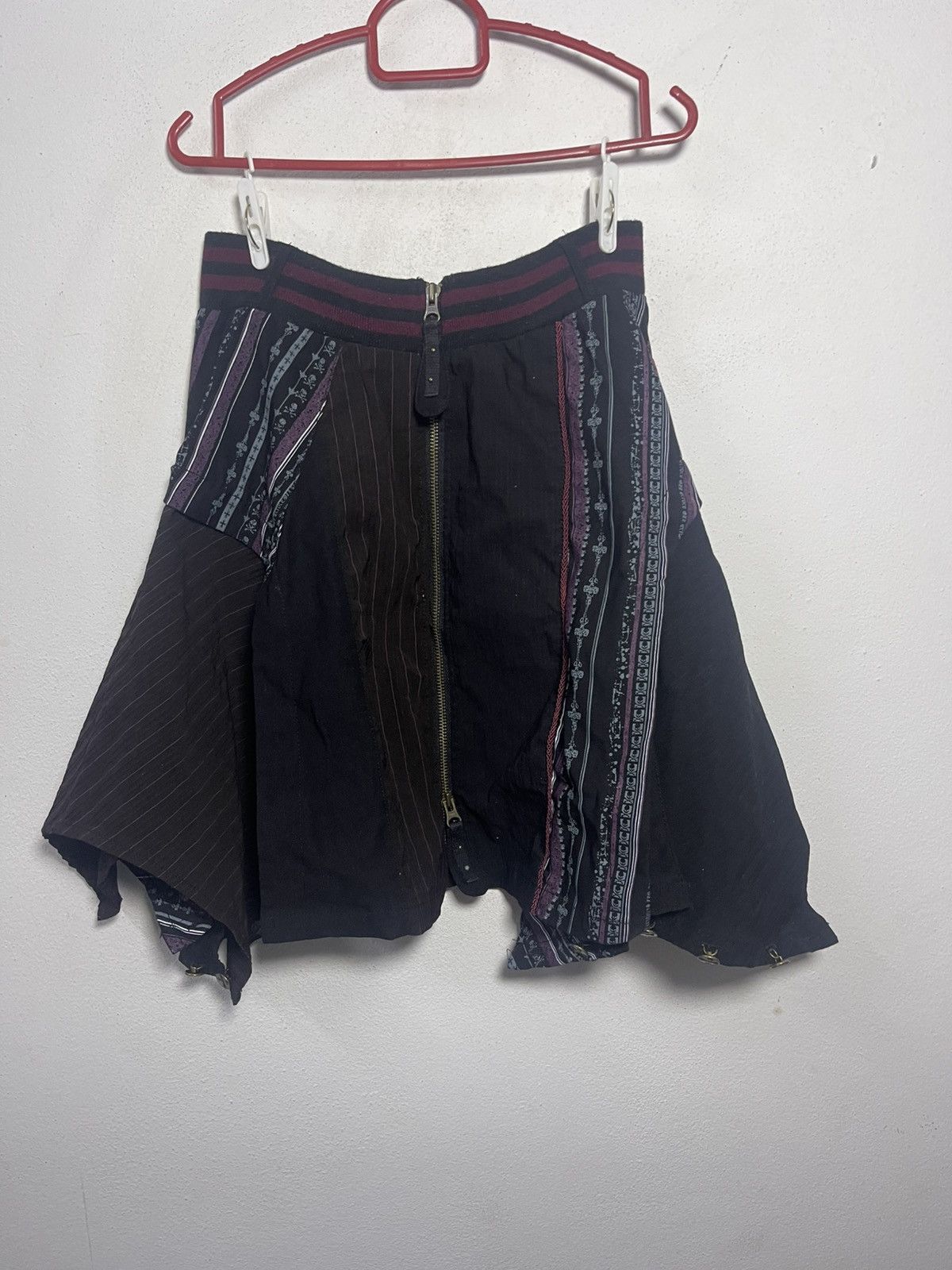 Japanese Brand Ozz Croce Skirt Punk Styles Size 30" / US 8 / IT 44 - 1 Thumbnail