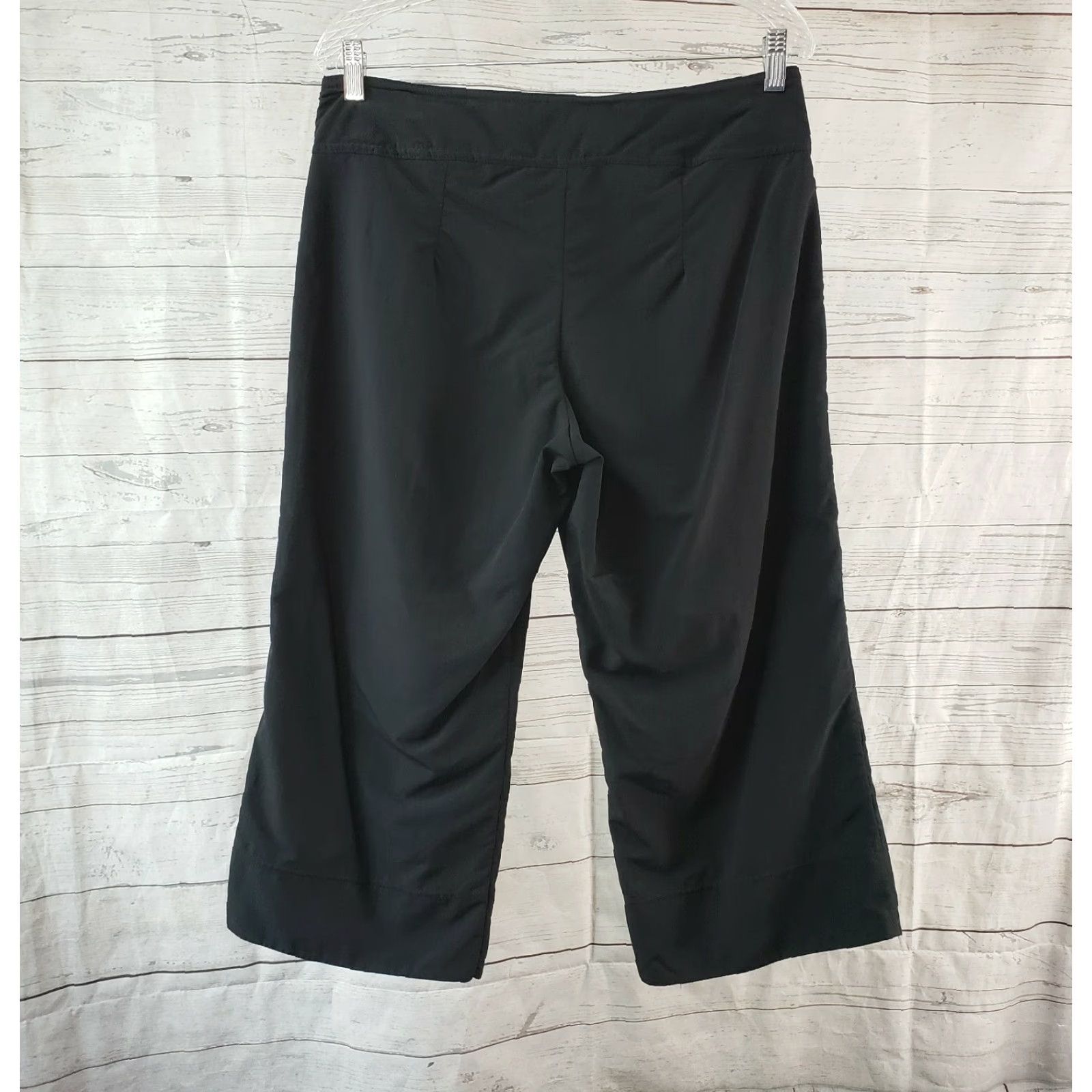 Vintage Kerrits Womens Capri pants Sz M Solid Black Mid Rise Capri Pants Women M Black Size 32" / US 10 / IT 46 - 3 Thumbnail