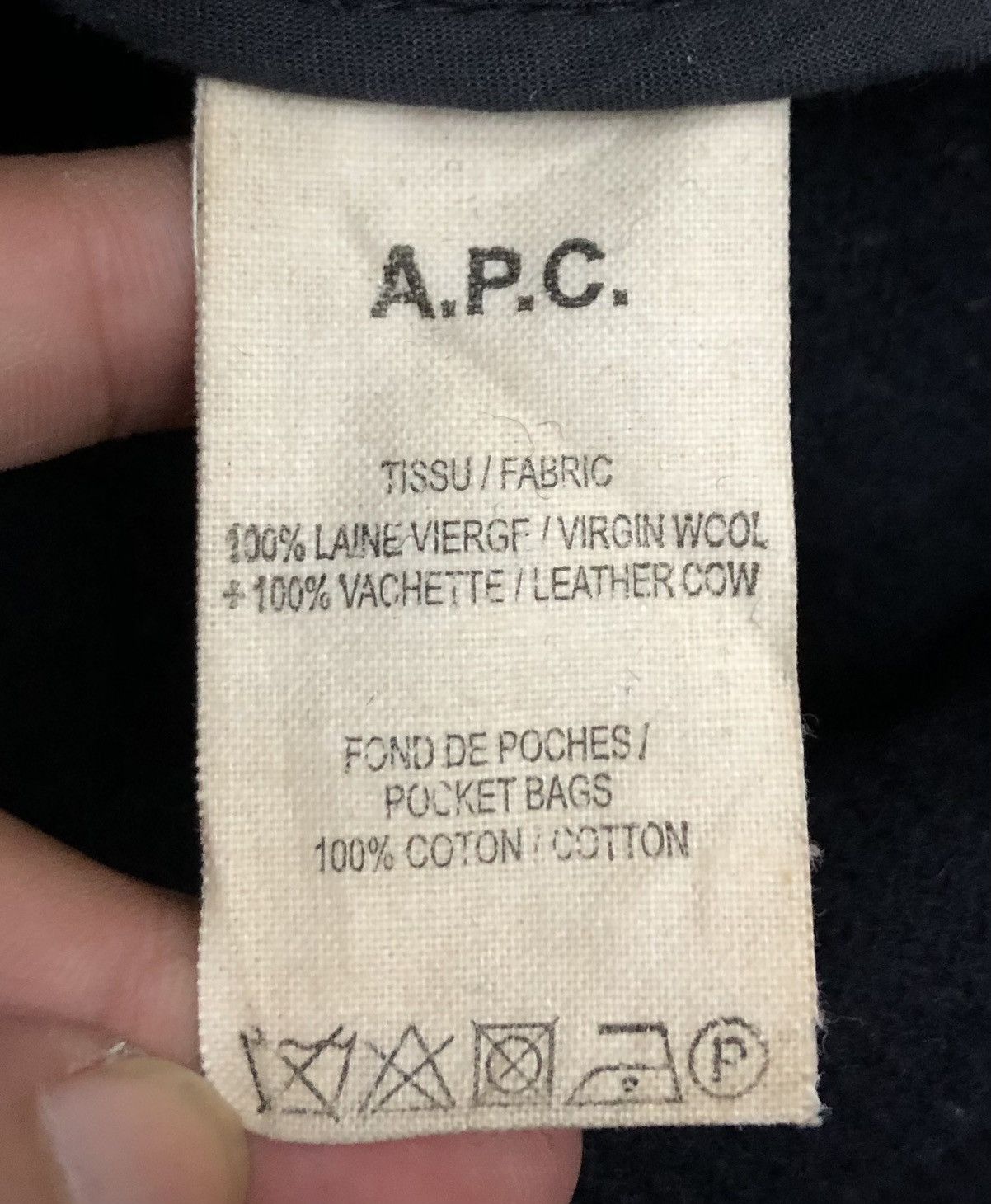 A.P.C. × Vintage Vintage A.P.C. Rue Madame Paris Wool Jacket Size US XS / EU 42 / 0 - 14 Thumbnail