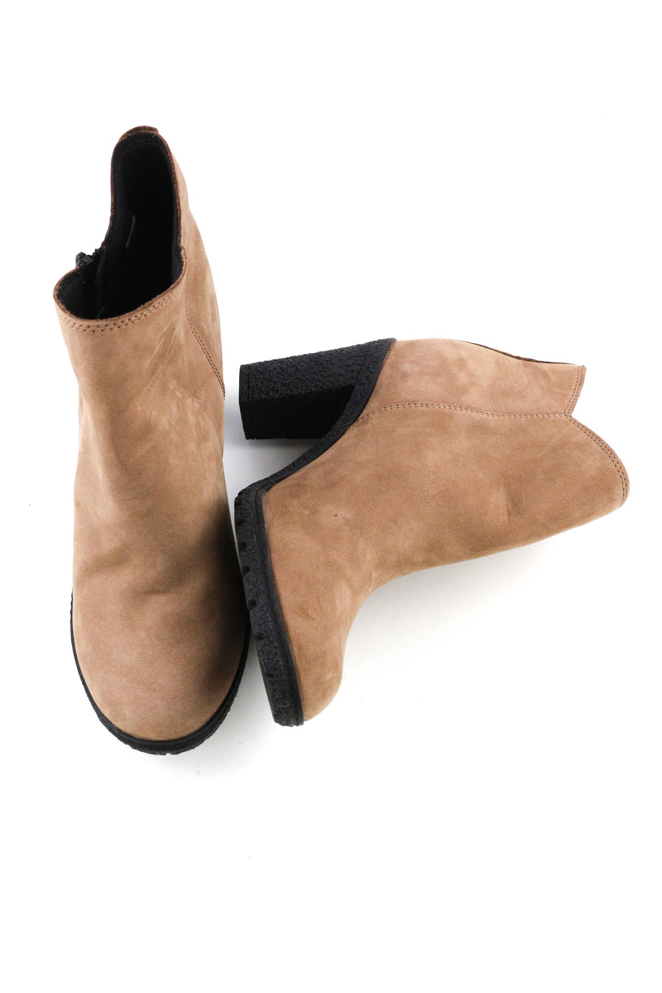 Timberland A2JJK-A6034 EU38/39 Brown Leather Ankle Heels 81141 Size US 8 / IT 38 - 6 Thumbnail
