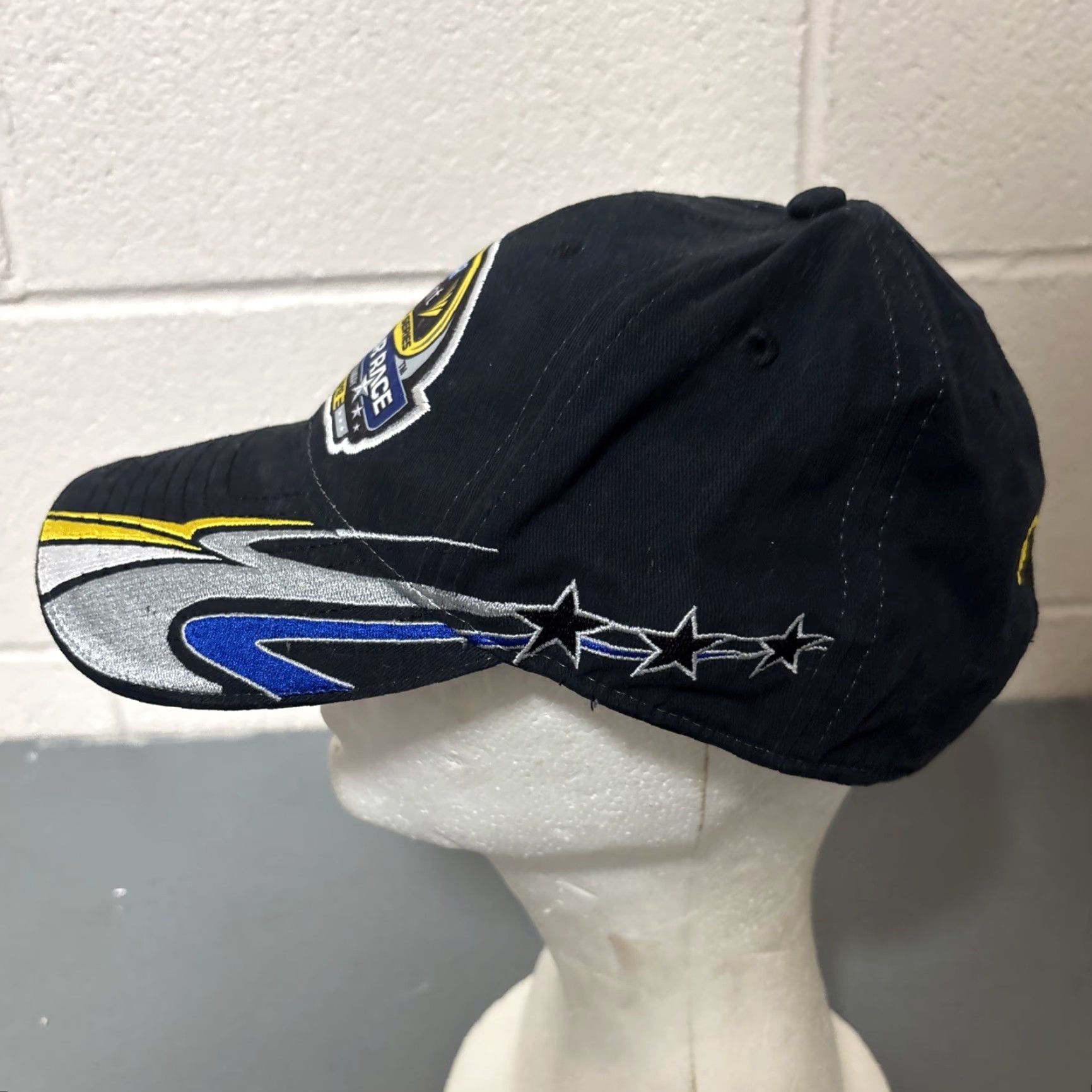 NASCAR NASCAR Sprint Cup Series All Star Race XXV 2012 Strapback Hat Cap Black Racing Cap Cap Adjustable Black Racing NASCAR Hat Men Size ONE SIZE - 6 Thumbnail