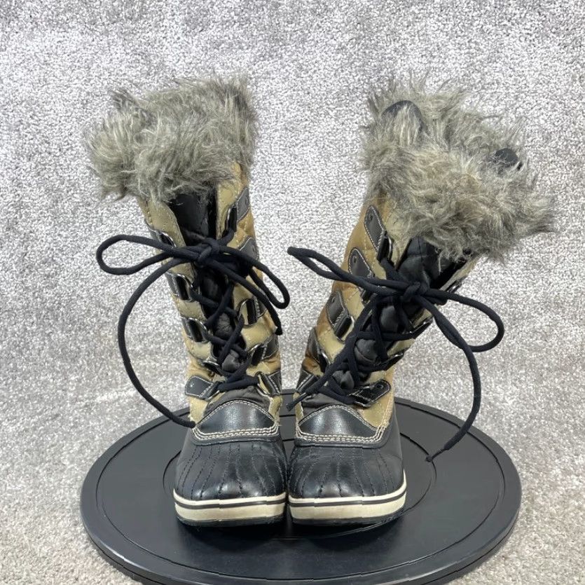 SOREL Sorel Tofino Boots Womens Mid-Calf Beige Leather Round Toe Snow Winter Leather Shaft Lace Up Casual - Womens Boots Size US 6.5 / IT 36.5 - 2 Thumbnail