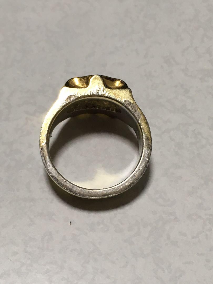 Undercover 2 Piece Skull Logo Ring Size ONE SIZE - 7 Thumbnail