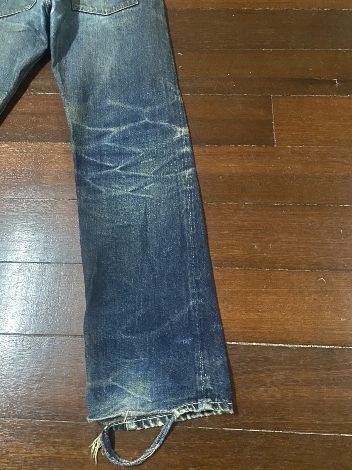 Sugar Cane Vintage Sugar cane 1947 distressed mud wash rusty jeans Size US 31 - 18 Thumbnail