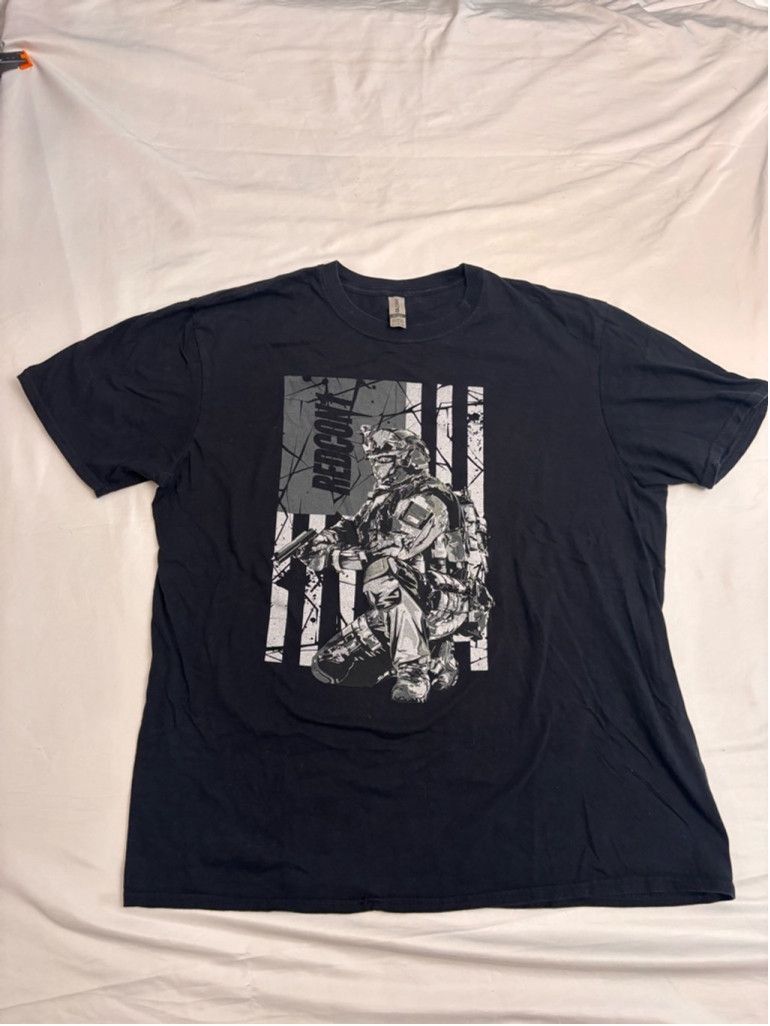 Gildan Men's Gildan Redcon 1 Soldier Graphic T-Shirt XL Black Size US XL / EU 56 / 4 - 2 Thumbnail