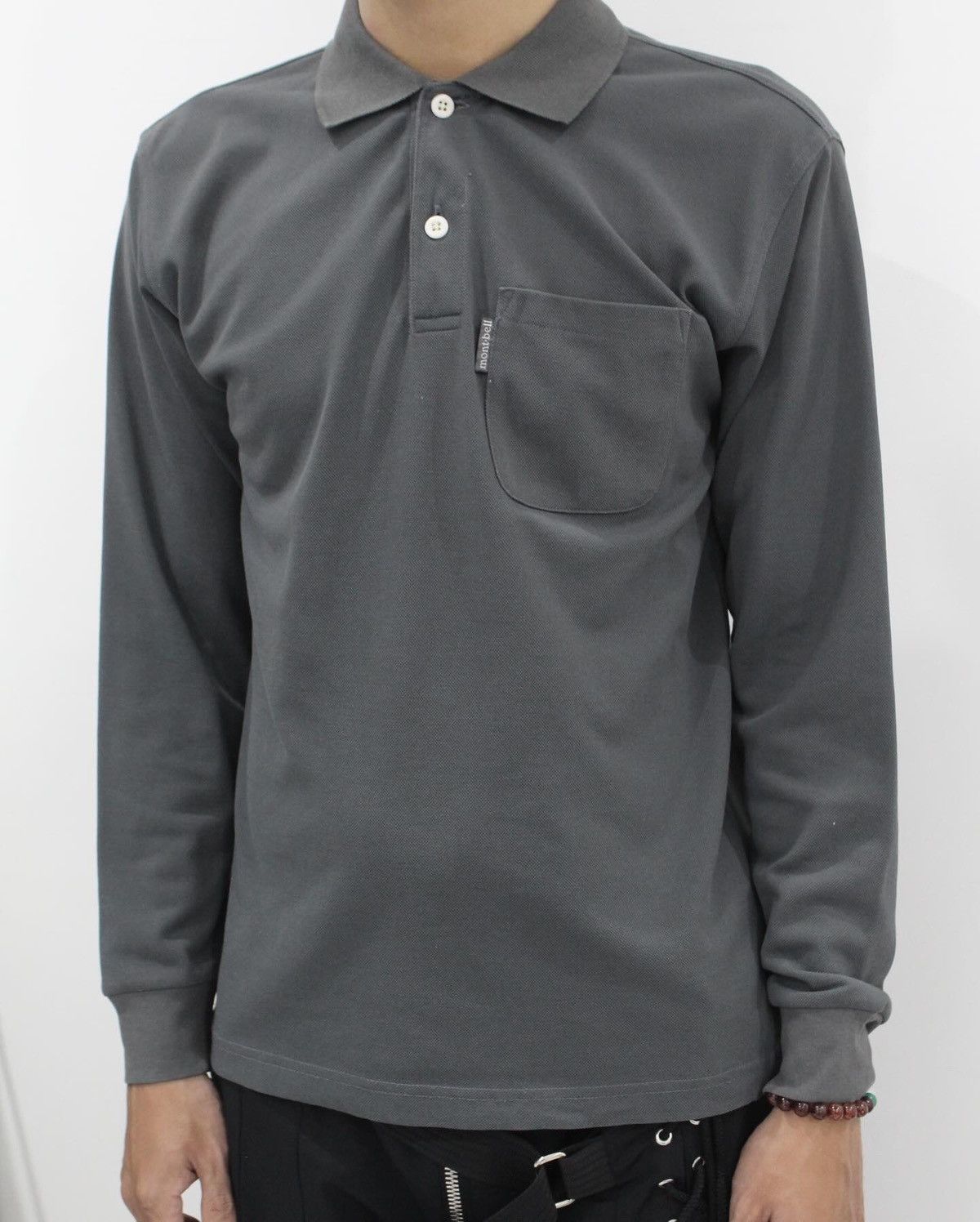 Japanese Brand × Montbell MONT-BELL LONG SLEEVE POLO SHIRT Size US S / EU 44-46 / 1 - 2 Thumbnail