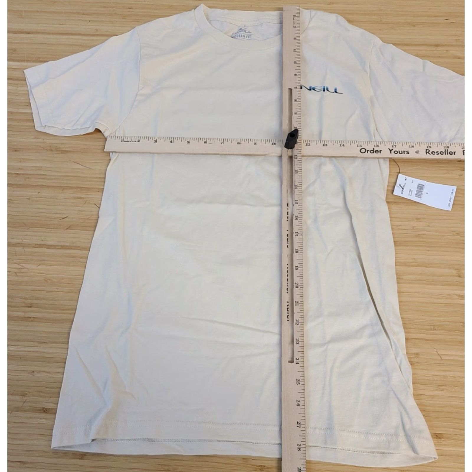 O'Neill O'Neill Mens Small Surfing Brand Short Sleeve Tshirt Modern Fit Shirt Beige Logo Crew Neck Polyester Blend Regular Fit Mens Tee Size US S / EU 44-46 / 1 - 2 Thumbnail