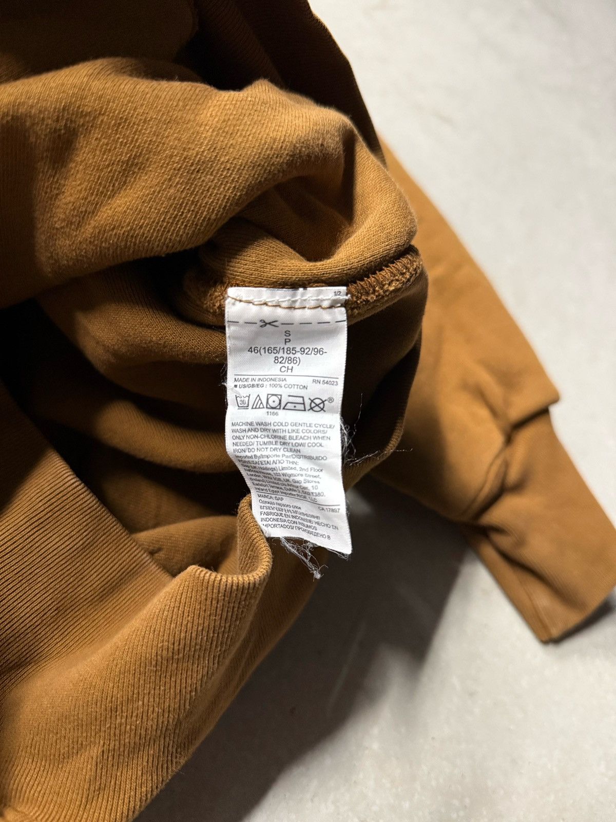 Balenciaga × Gap × Yeezy Yeezy YZY x Gap Perfect Brown Hoodie Size US S / EU 44-46 / 1 - 5 Thumbnail