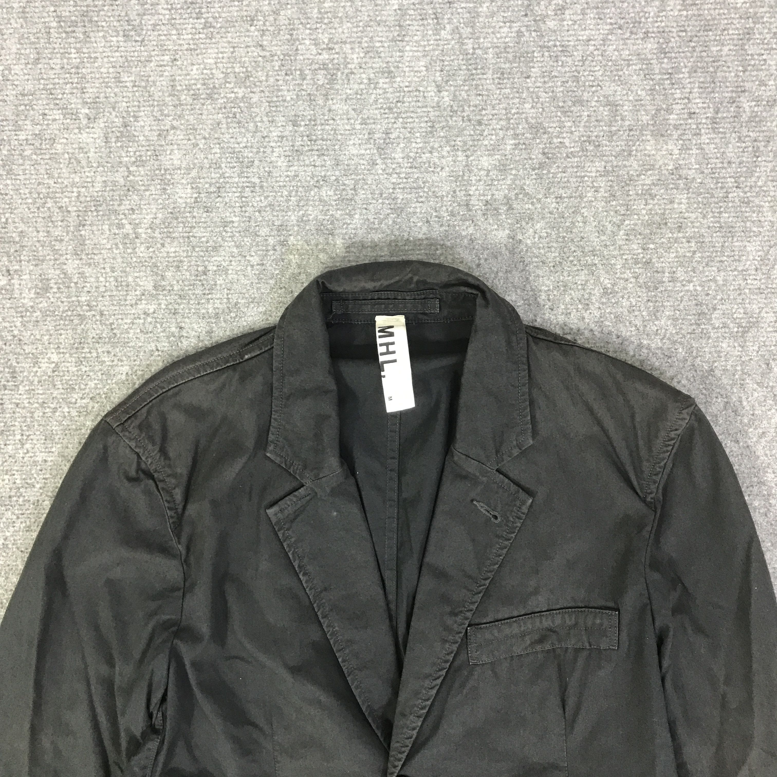 Margaret Howell MARGARET HOWEL BLACK FADED BLAZER JACKET K79B2 Size US M / EU 48-50 / 2 - 2 Thumbnail