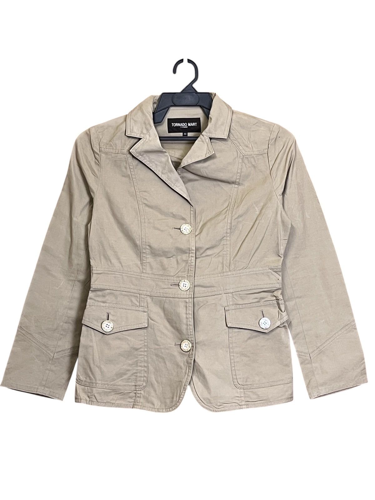 Tornado Mart Japanese aesthetic TORNADO MART FEMME cotton blazer/jacket Size US S / EU 44-46 / 1 - 1 Thumbnail