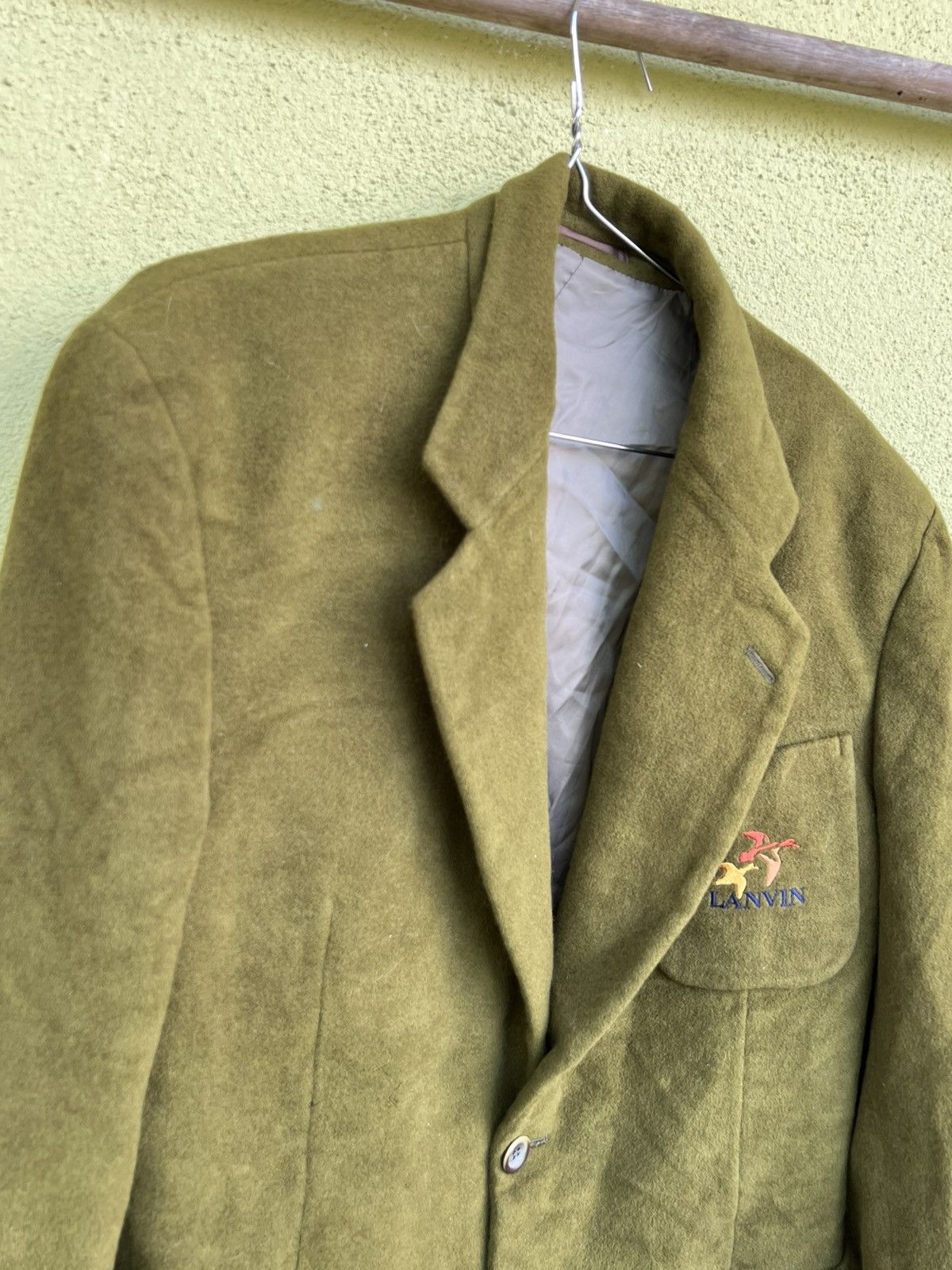 Lanvin Lanvin Vintage green wool blazer. Size 44L - 2 Thumbnail