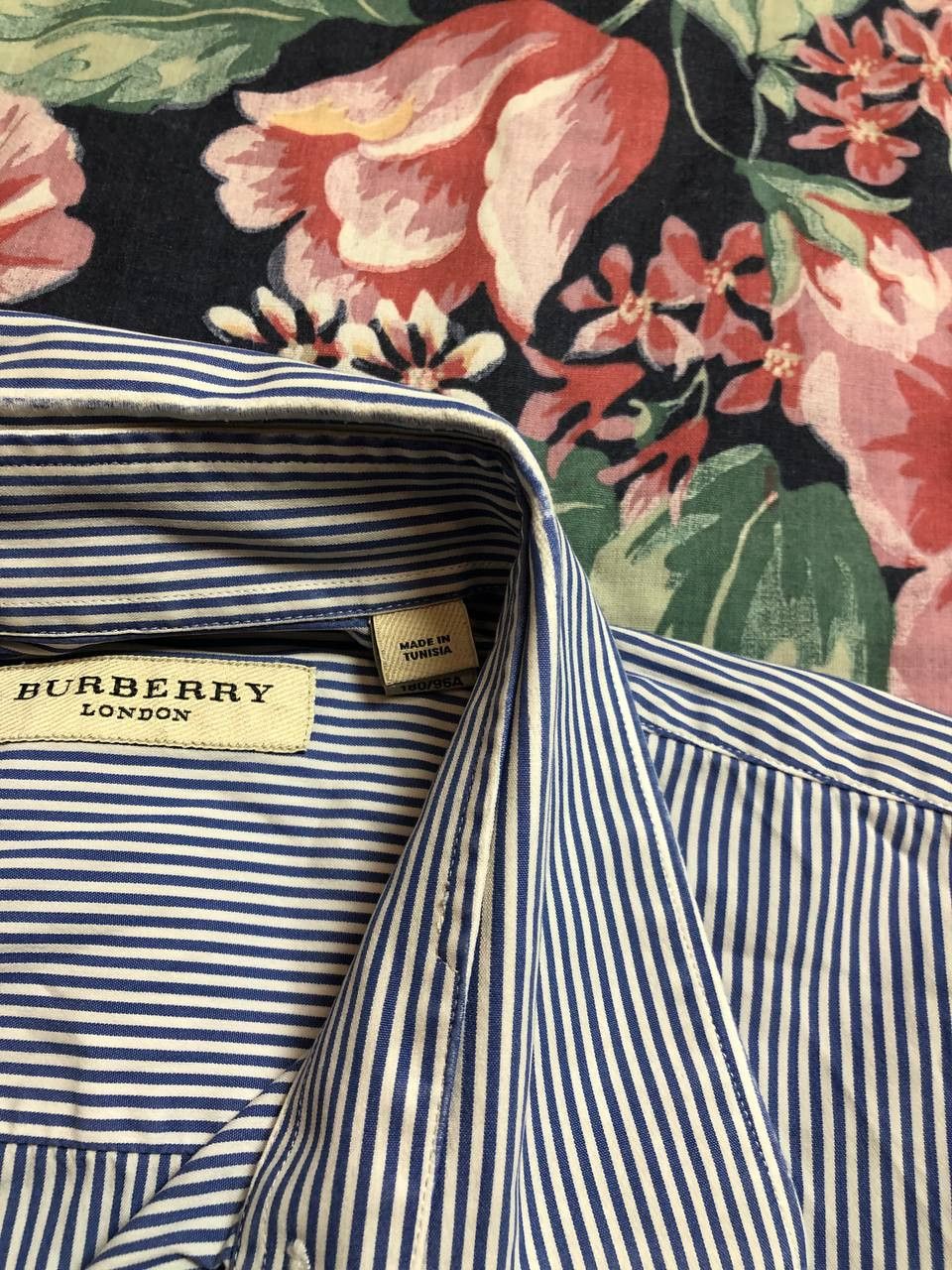 Burberry BURBERRY Men’s Slim Fit Dress Shirt Minimal Look Size US L / EU 52-54 / 3 - 9 Thumbnail