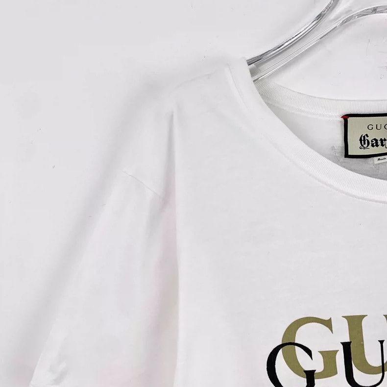 Gucci Gucci White Logo Print Cotton TShirt-2505 Size US S / EU 44-46 / 1 - 3 Thumbnail