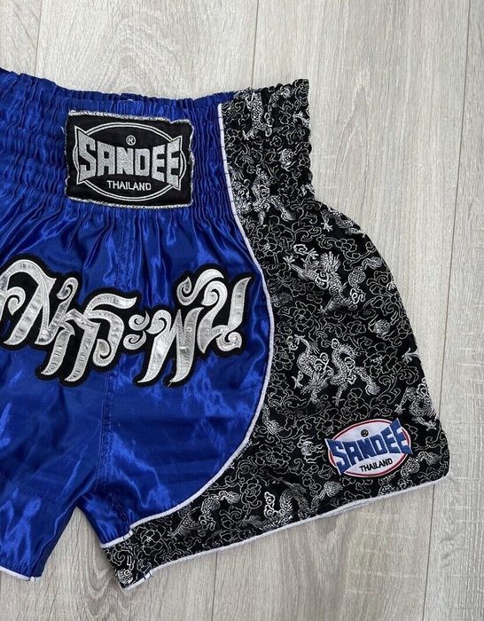 Samurai Japanese Print Pattern Muay Thai Boxing Shorts main image 1