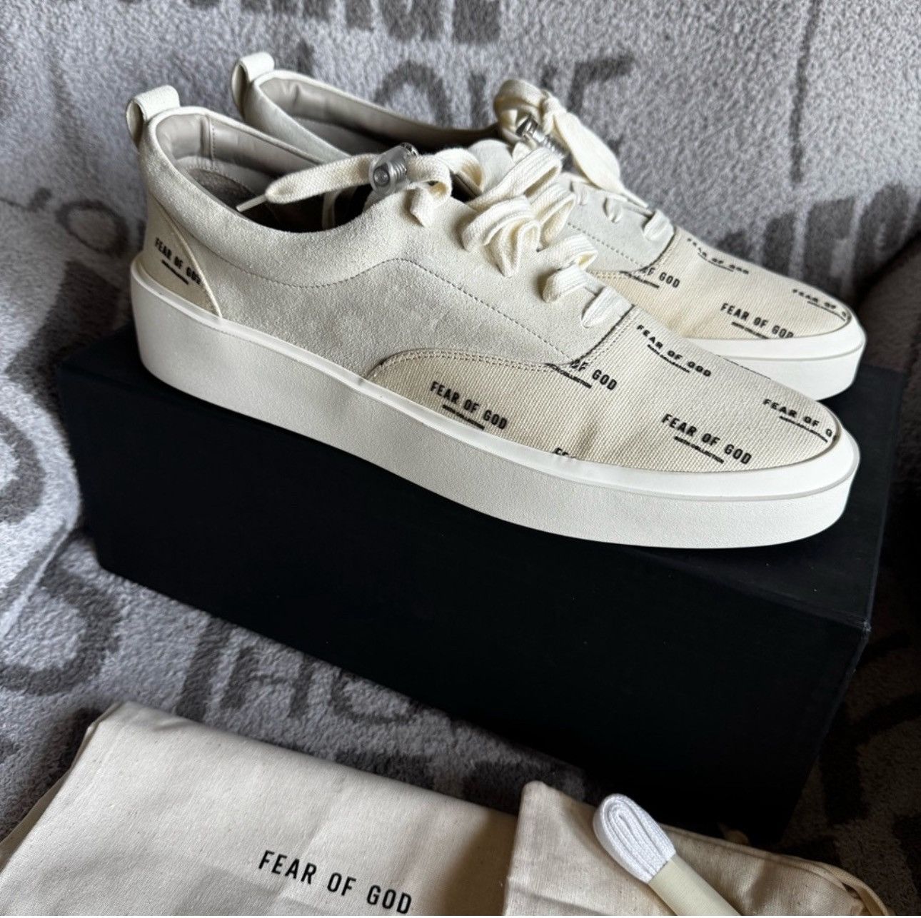 Fear of God Fear of God 101 lace up print sneakers 6H19-7000-SCA-108 Size US 13 / EU 46 - 1 Thumbnail