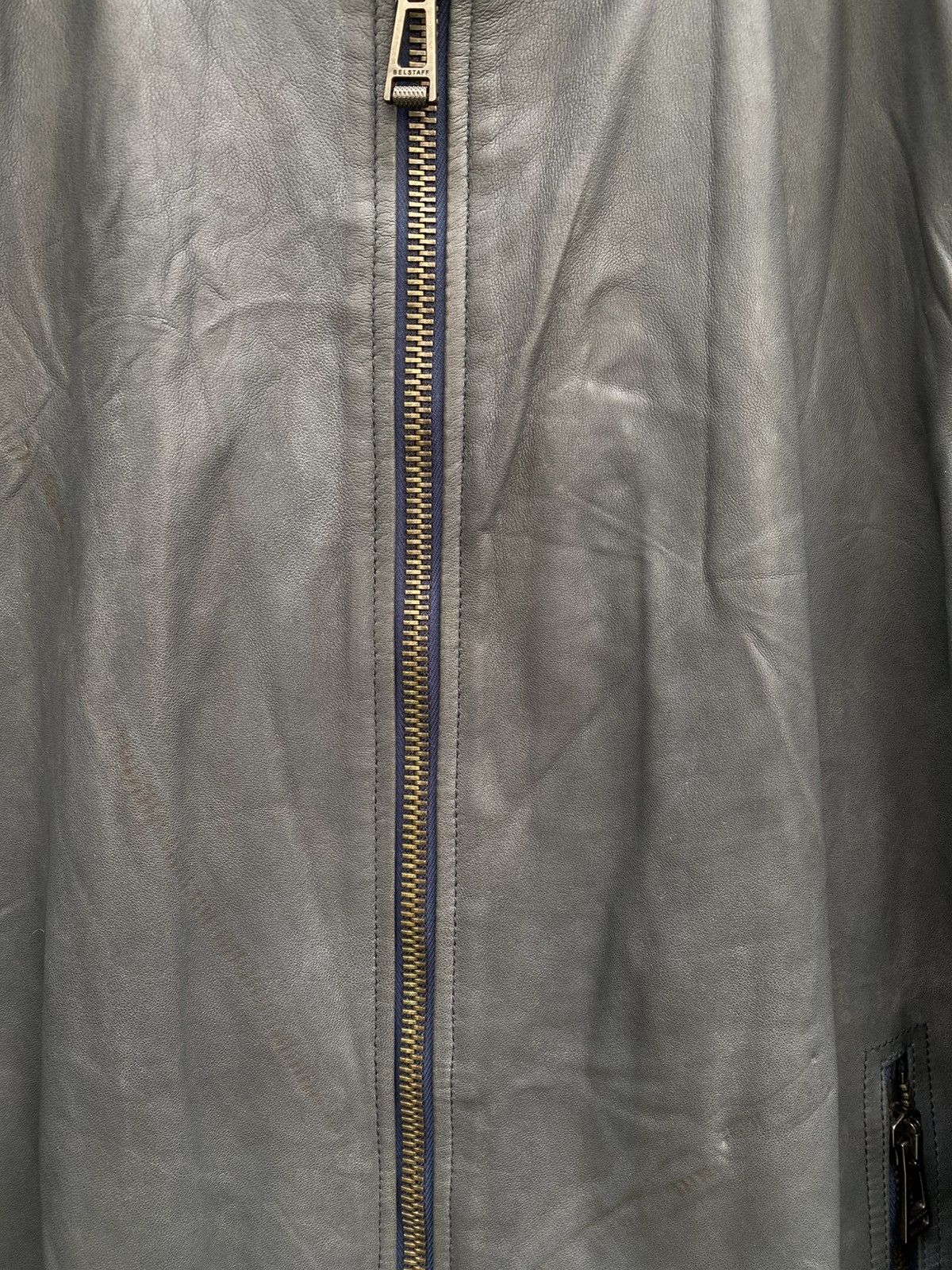 Belstaff Belstaff- Cafe Racer Leather Jacket Size US L / EU 52-54 / 3 - 10 Thumbnail
