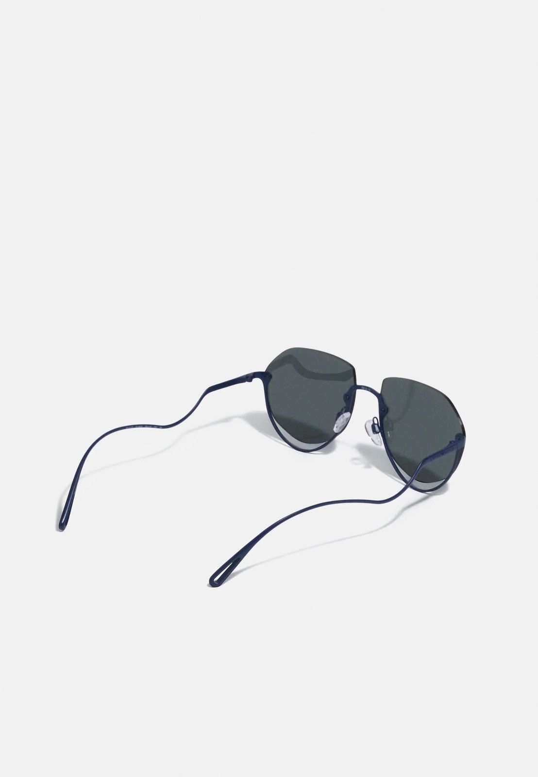 Emporio Armani Emporio Armani EA2137 3018/55 Blue Aviator Sunglasses Size ONE SIZE - 2 Thumbnail