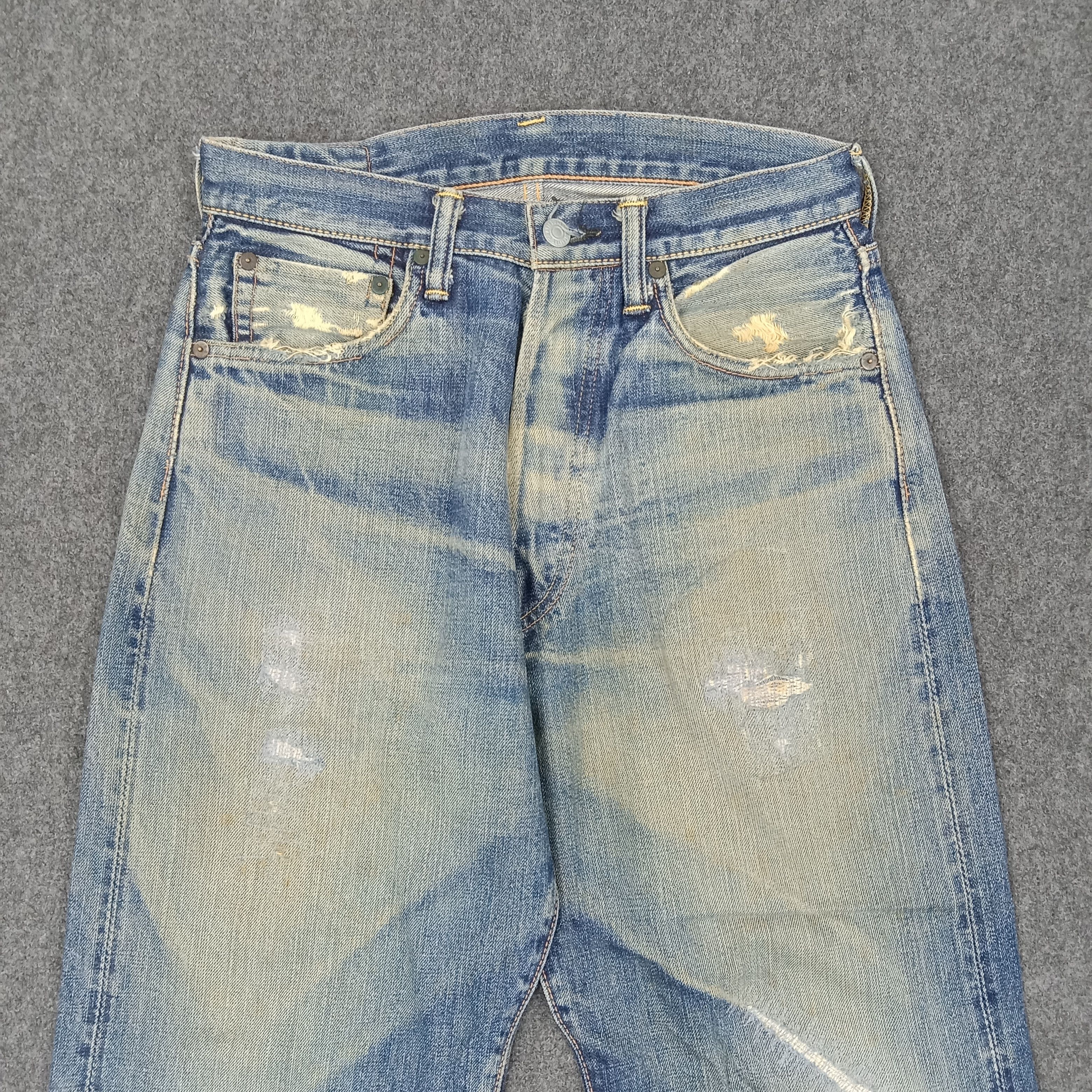 Evisu Evisu Japanese Brand Daicock Custom Selvedge Jeans Size US 27 - 6 Thumbnail