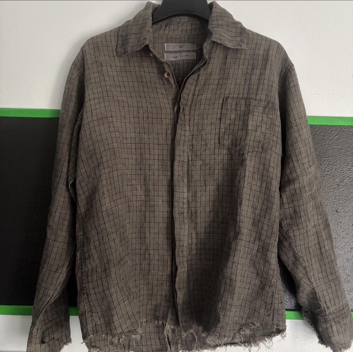 K-Two Studios K-TWO STUDIOS dyed checker button down shirt Size US S / EU 44-46 / 1 - 1 Thumbnail