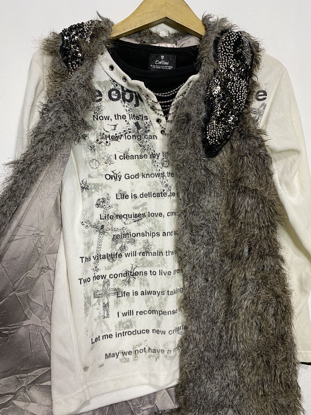 If Six Was Nine Japanese LGB ifsixwasnine style faux fur vest Size US M / EU 48-50 / 2 - 4 Thumbnail